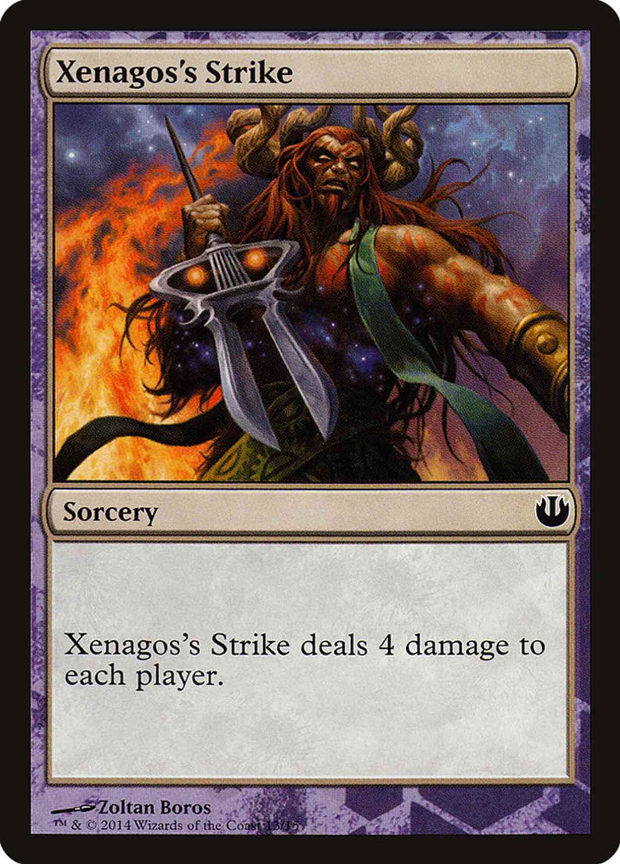 Xenagos's Strike magic card front