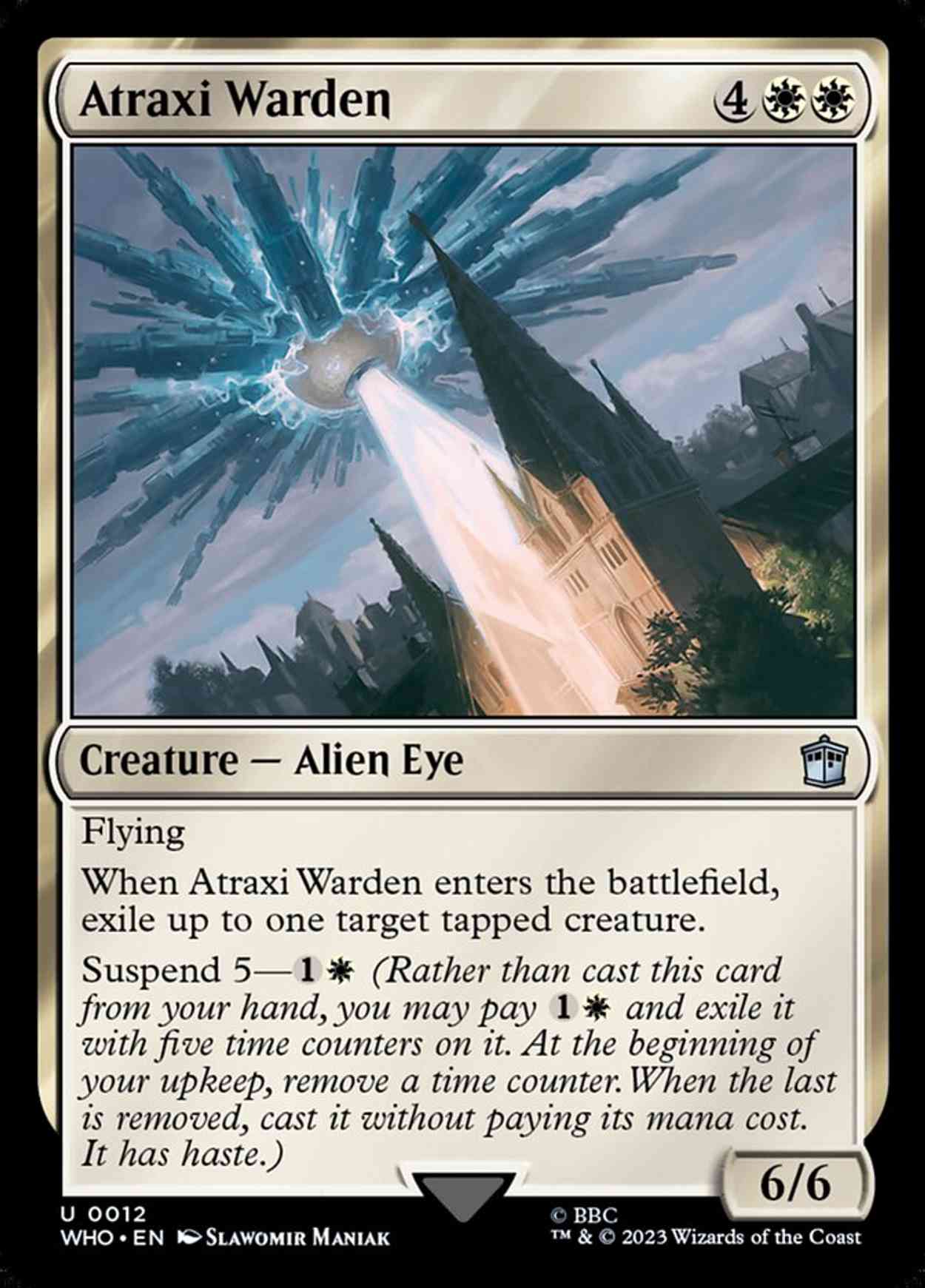 Atraxi Warden magic card front