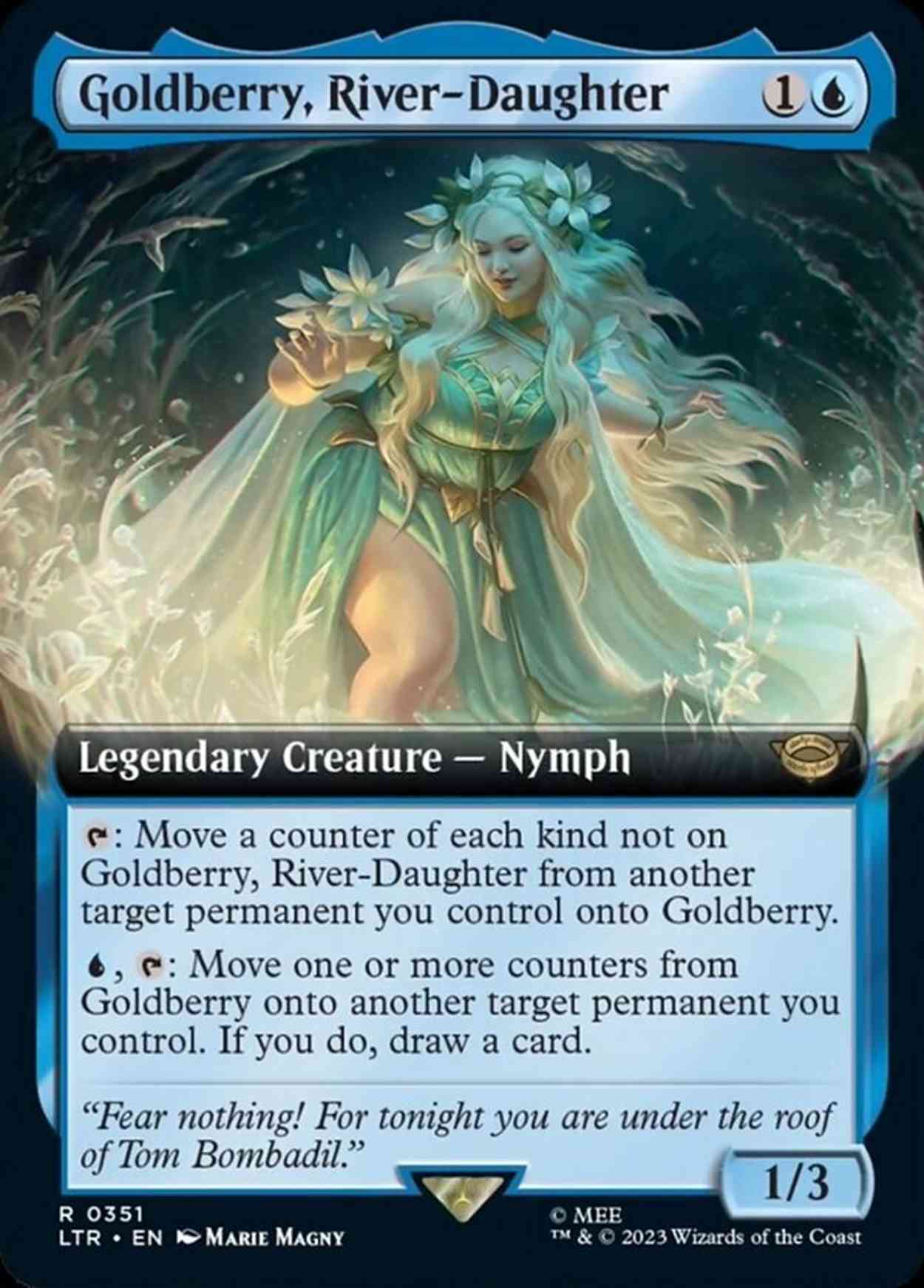 Goldberry, River-Daughter (Extended Art) magic card front