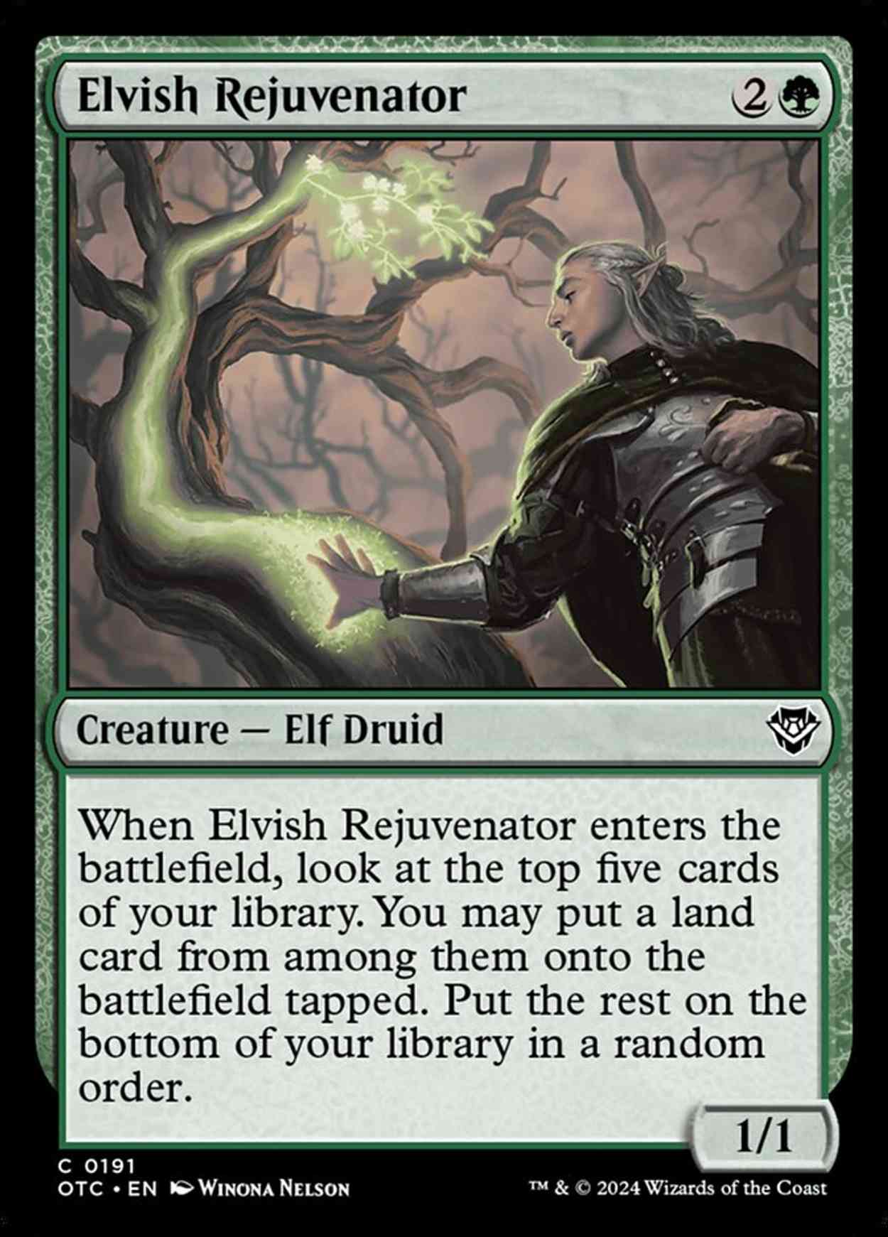 Elvish Rejuvenator magic card front