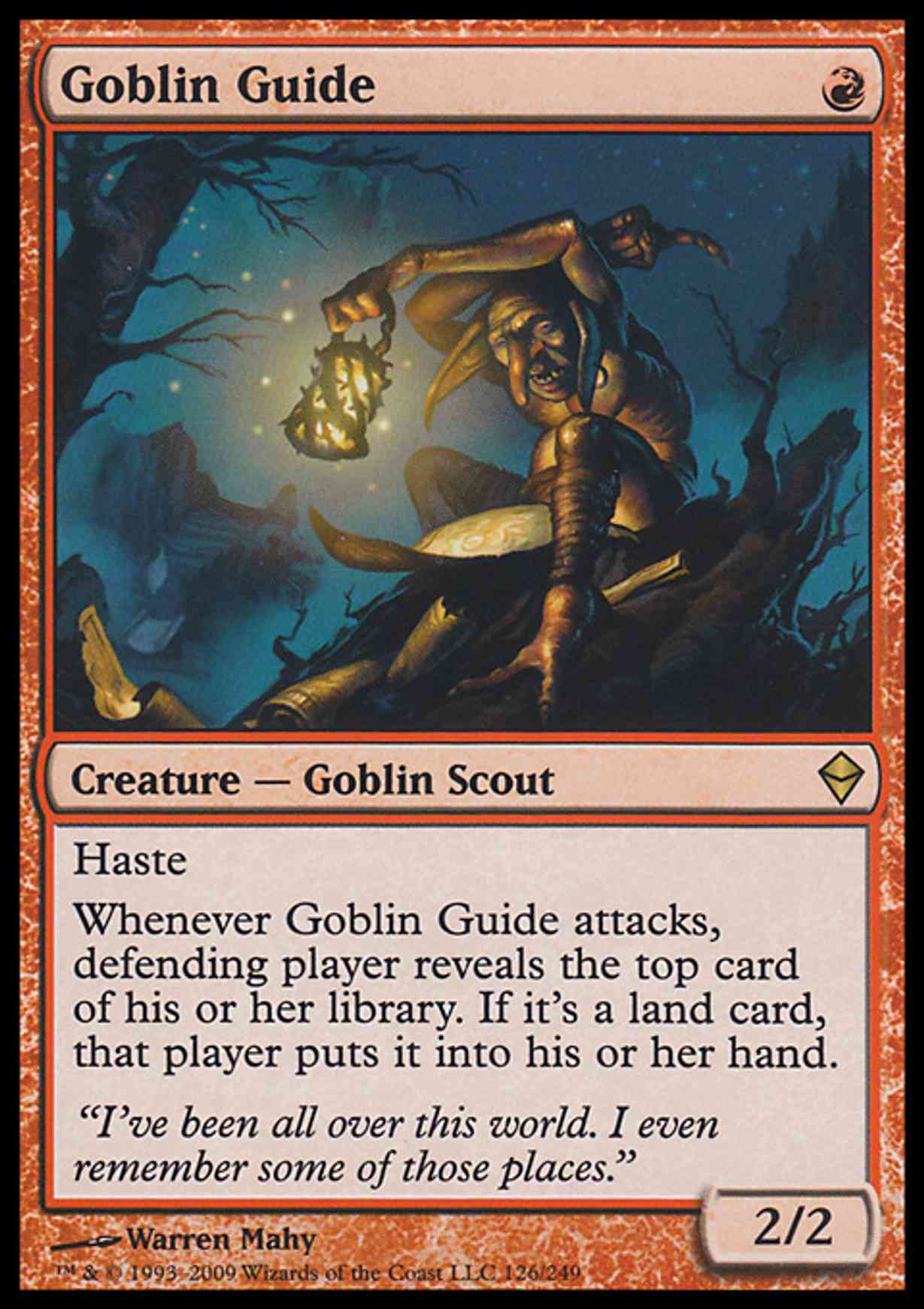 Goblin Guide magic card front