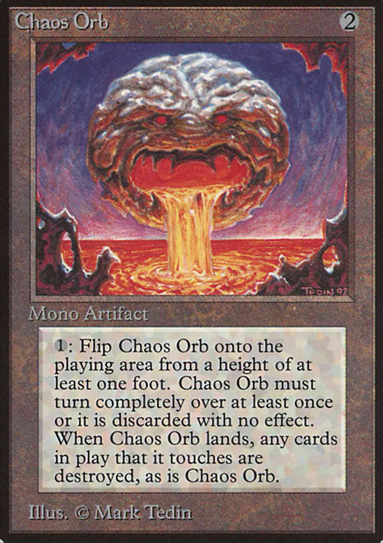 Chaos Orb magic card front