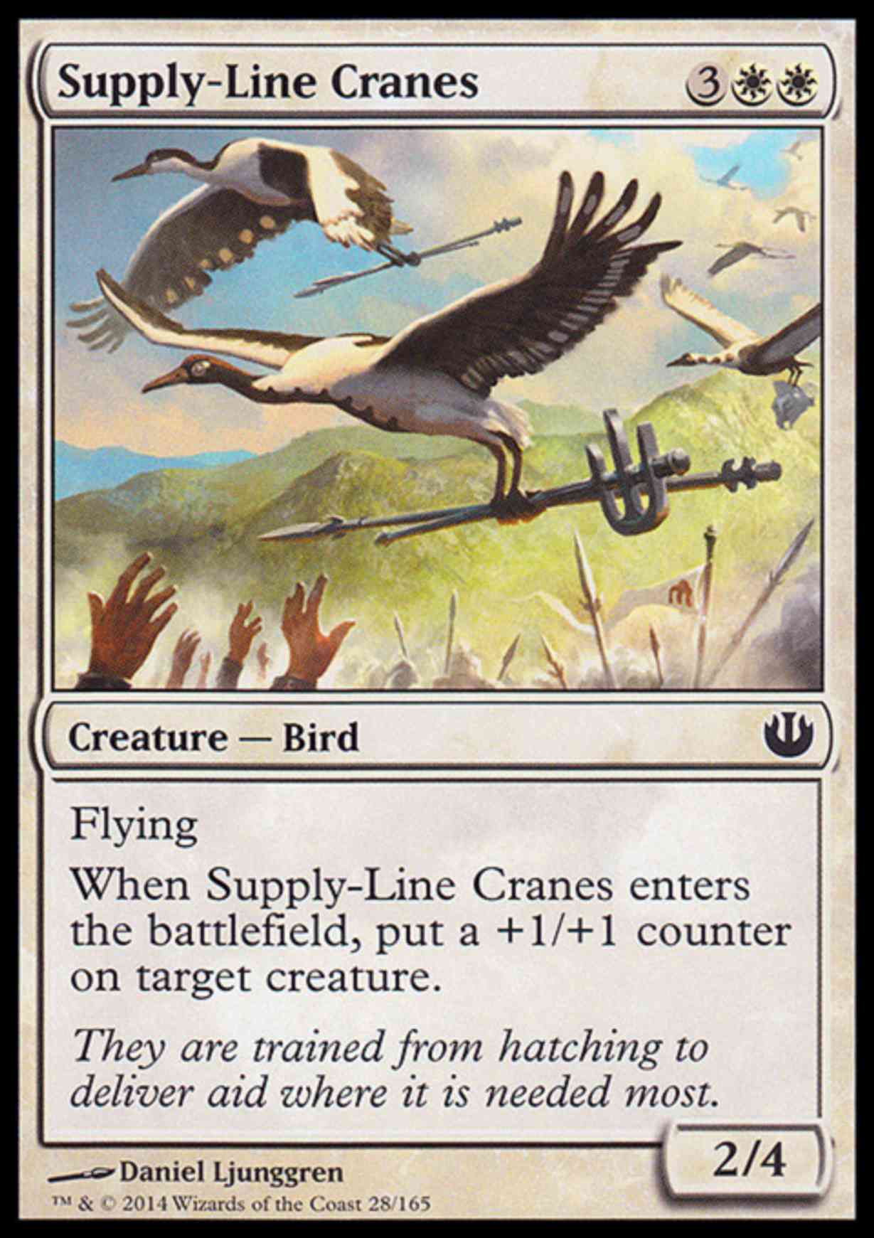 Supply-Line Cranes magic card front