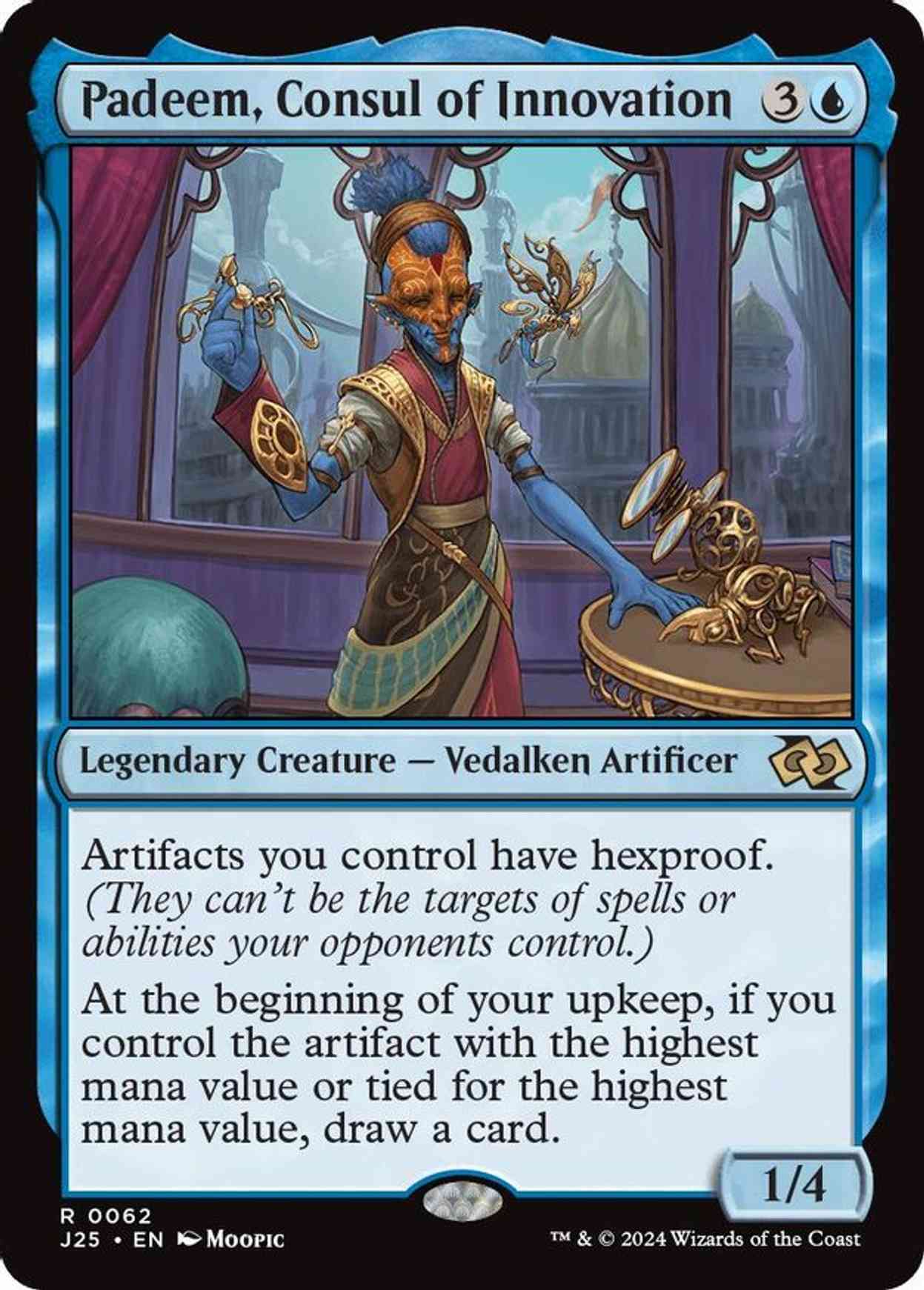 Padeem, Consul of Innovation (Anime) magic card front