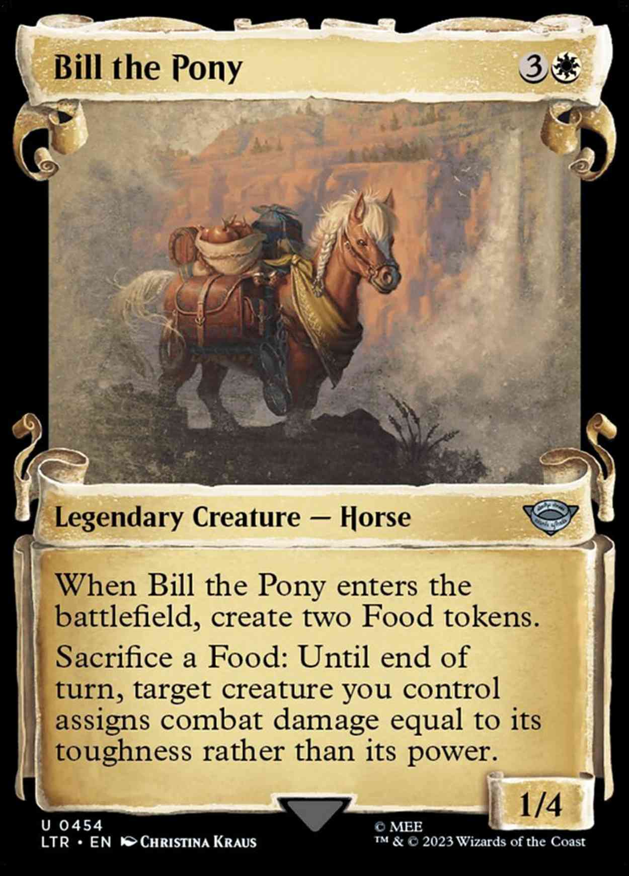 Bill the Pony (Showcase Scrolls) magic card front