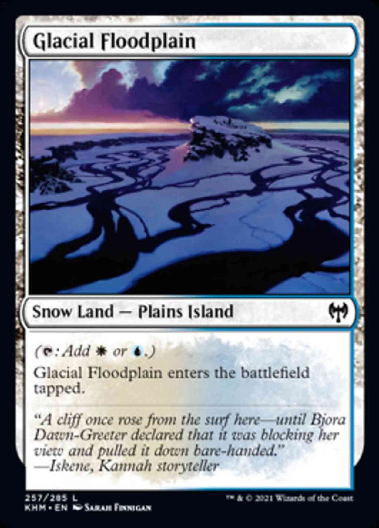 Glacial Floodplain magic card front