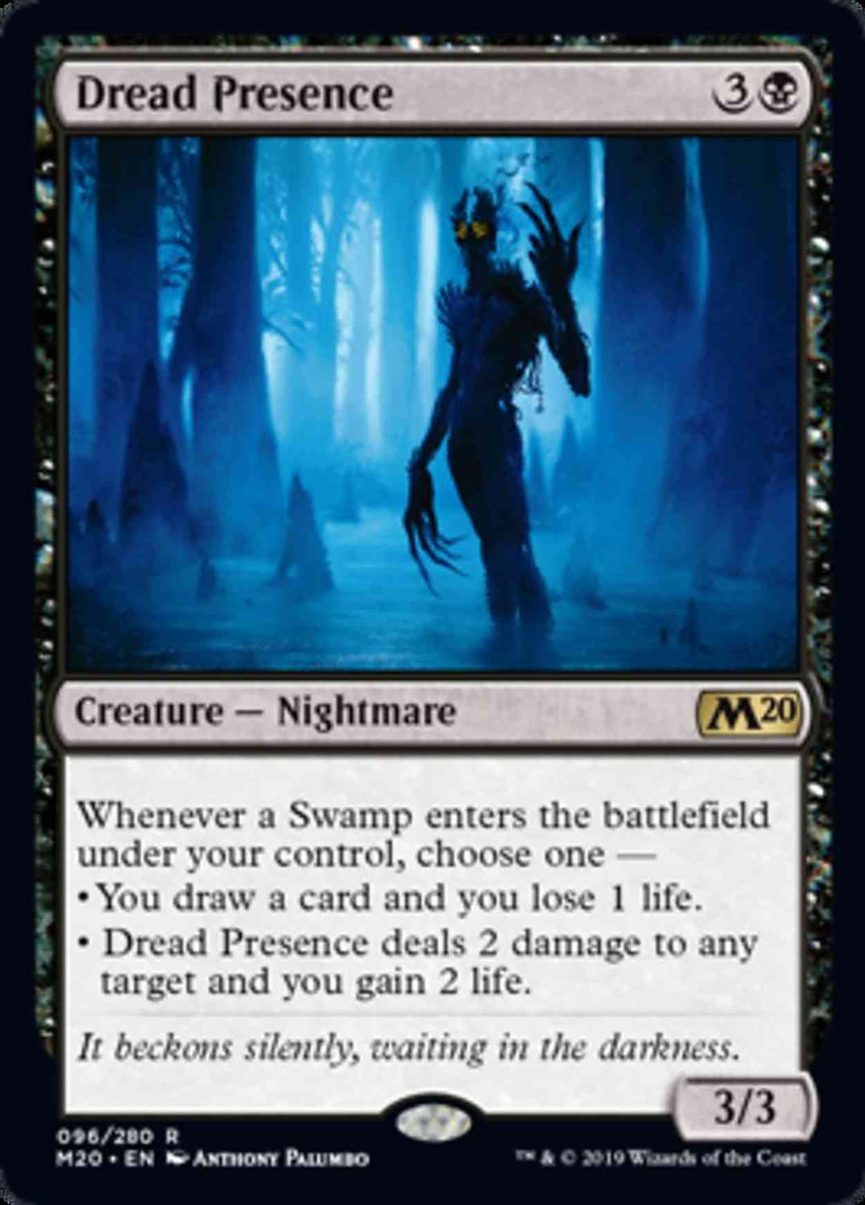 Dread Presence magic card front