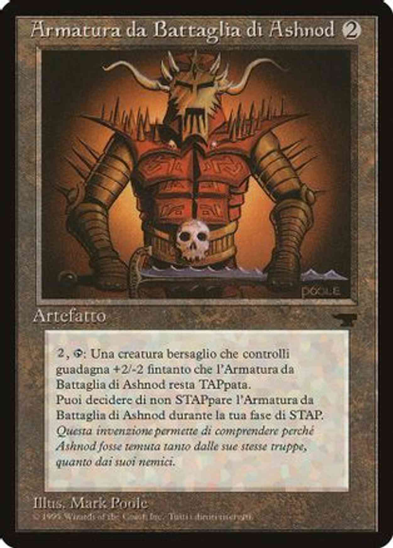 Ashnod's Battle Gear (Italian) - "Armatura da Battaglia di Ashnod" magic card front