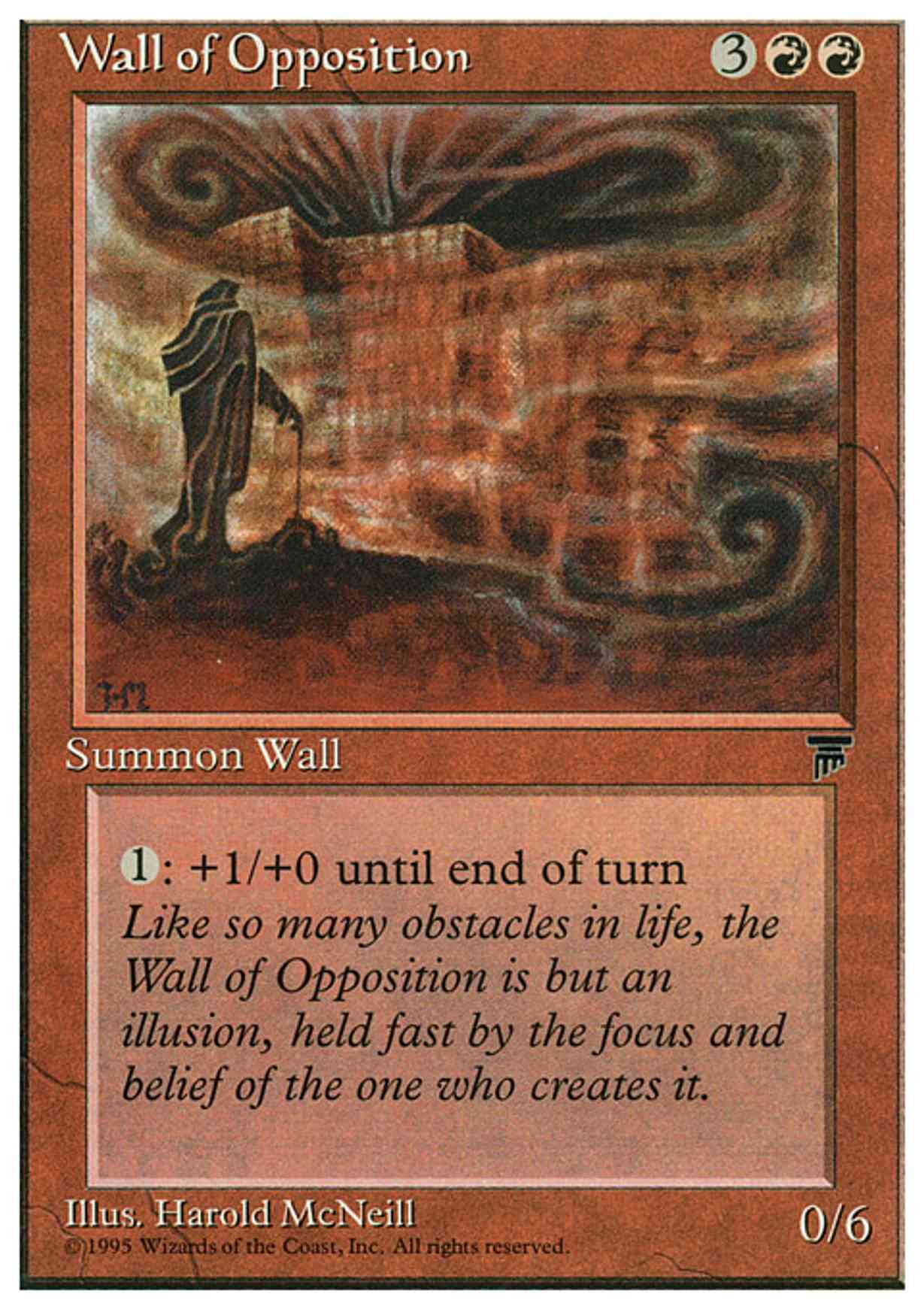 Wall of Opposition magic card front
