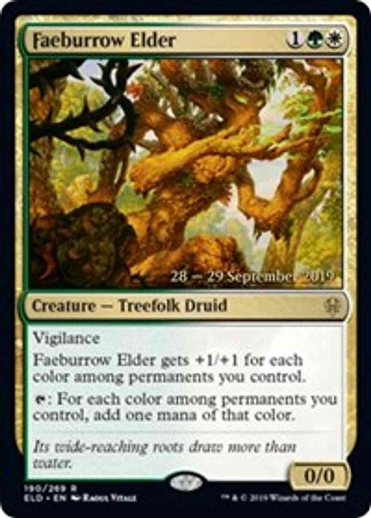 Faeburrow Elder magic card front