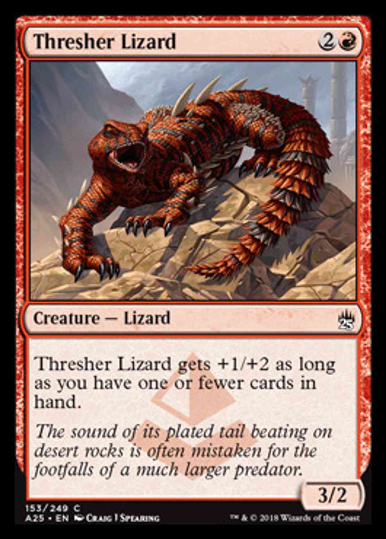 Thresher Lizard magic card front