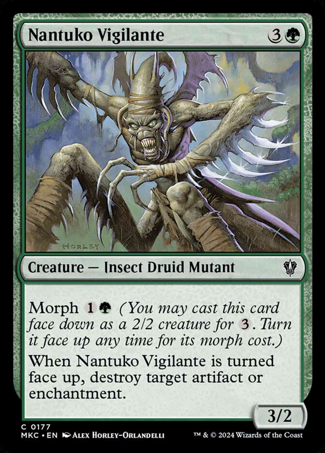 Nantuko Vigilante magic card front