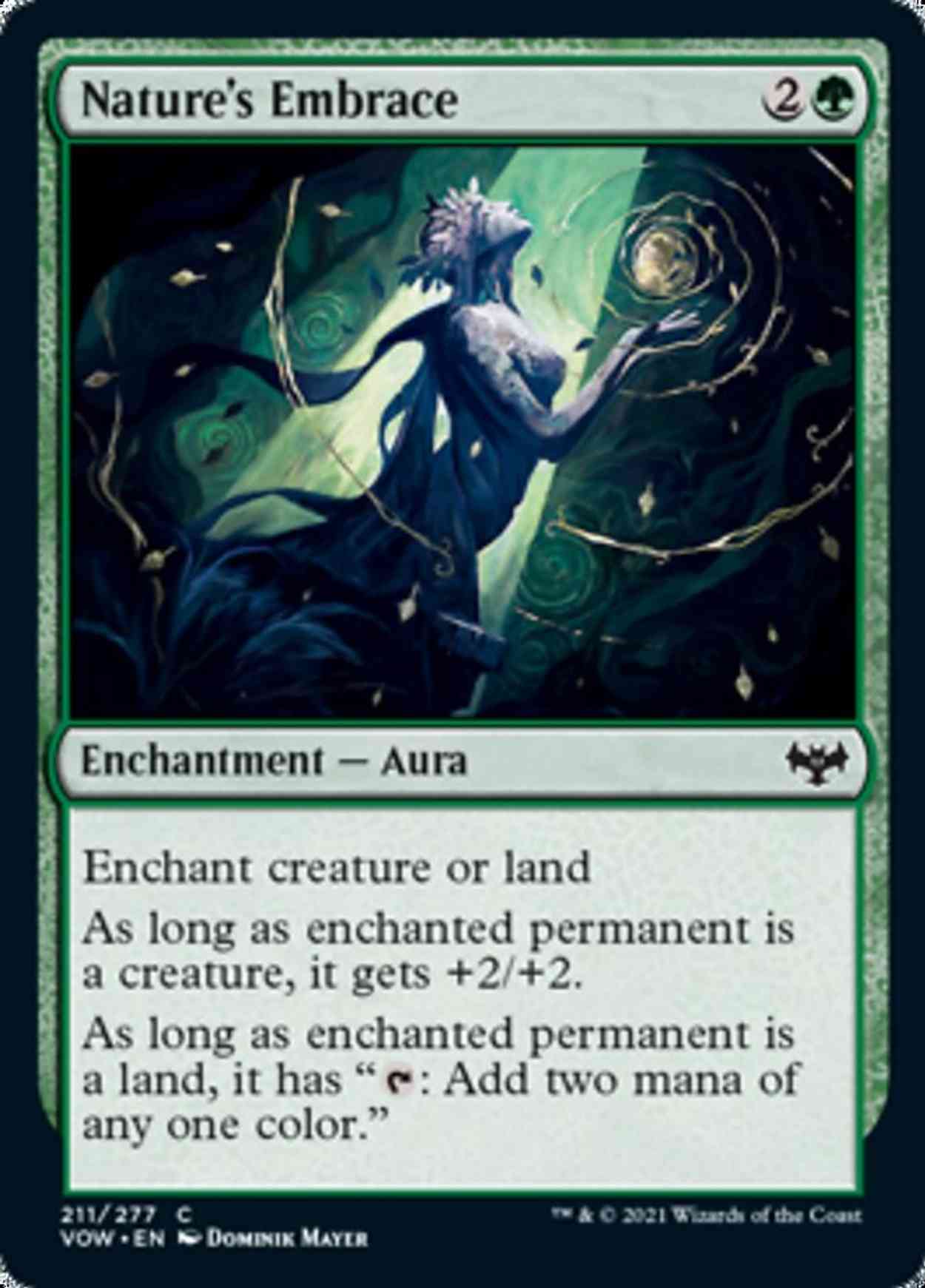 Nature's Embrace magic card front