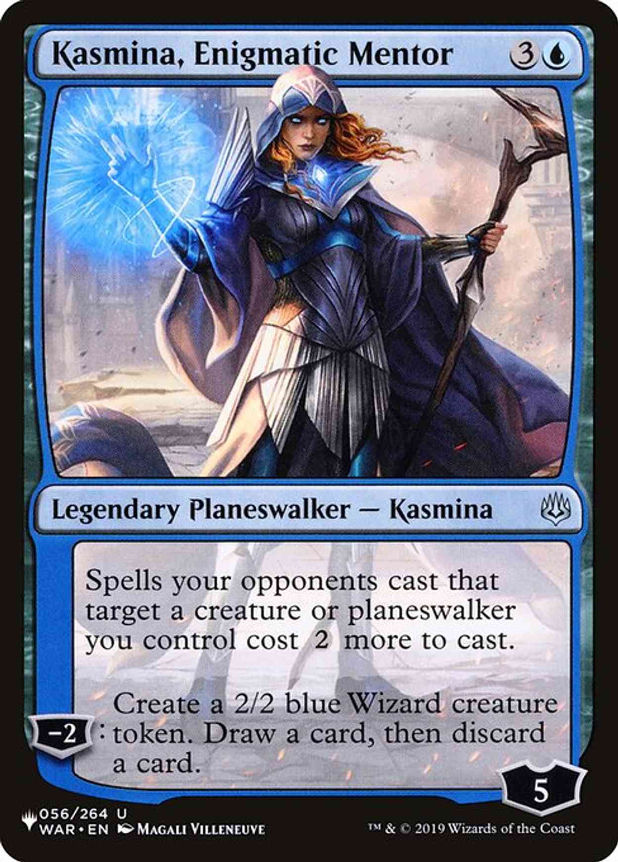 Kasmina, Enigmatic Mentor magic card front