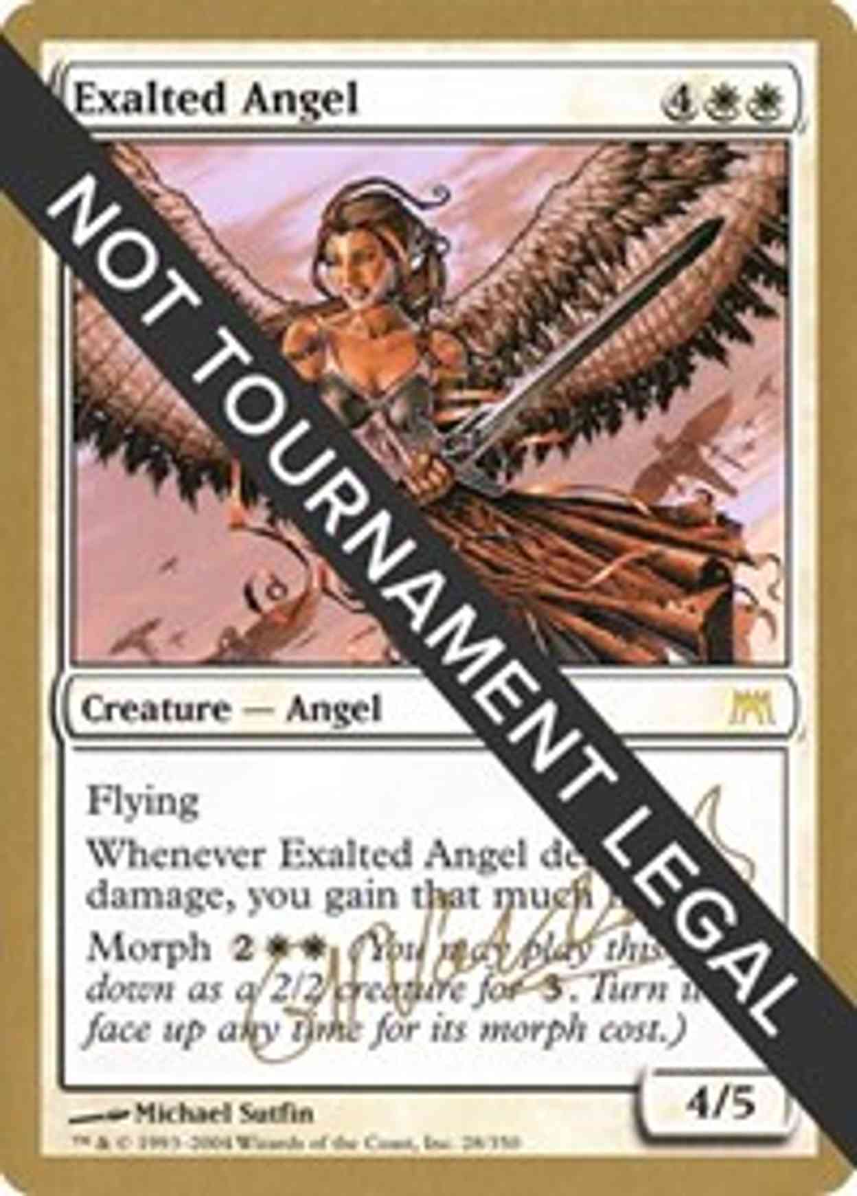 Exalted Angel - 2004 Gabriel Nassif (ONS) magic card front