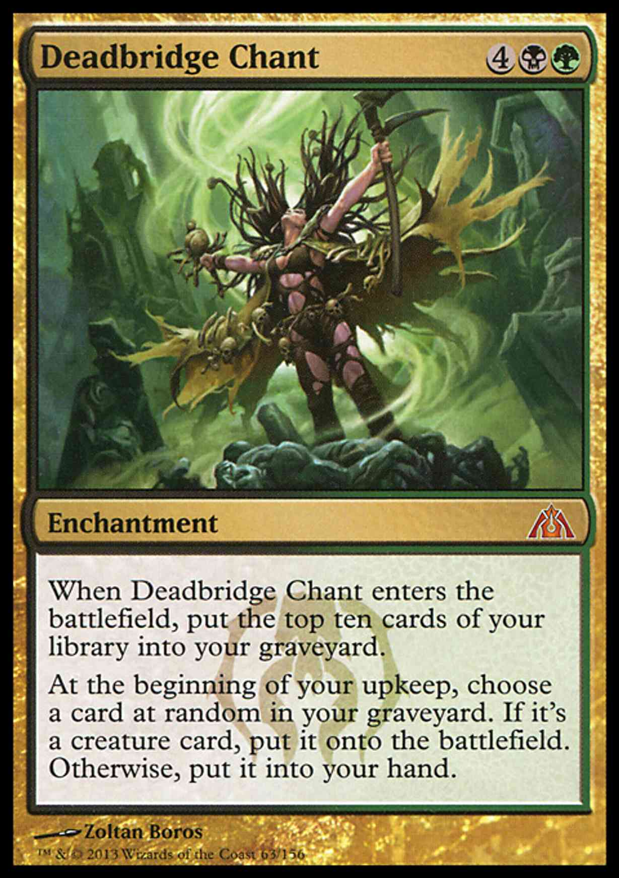 Deadbridge Chant magic card front