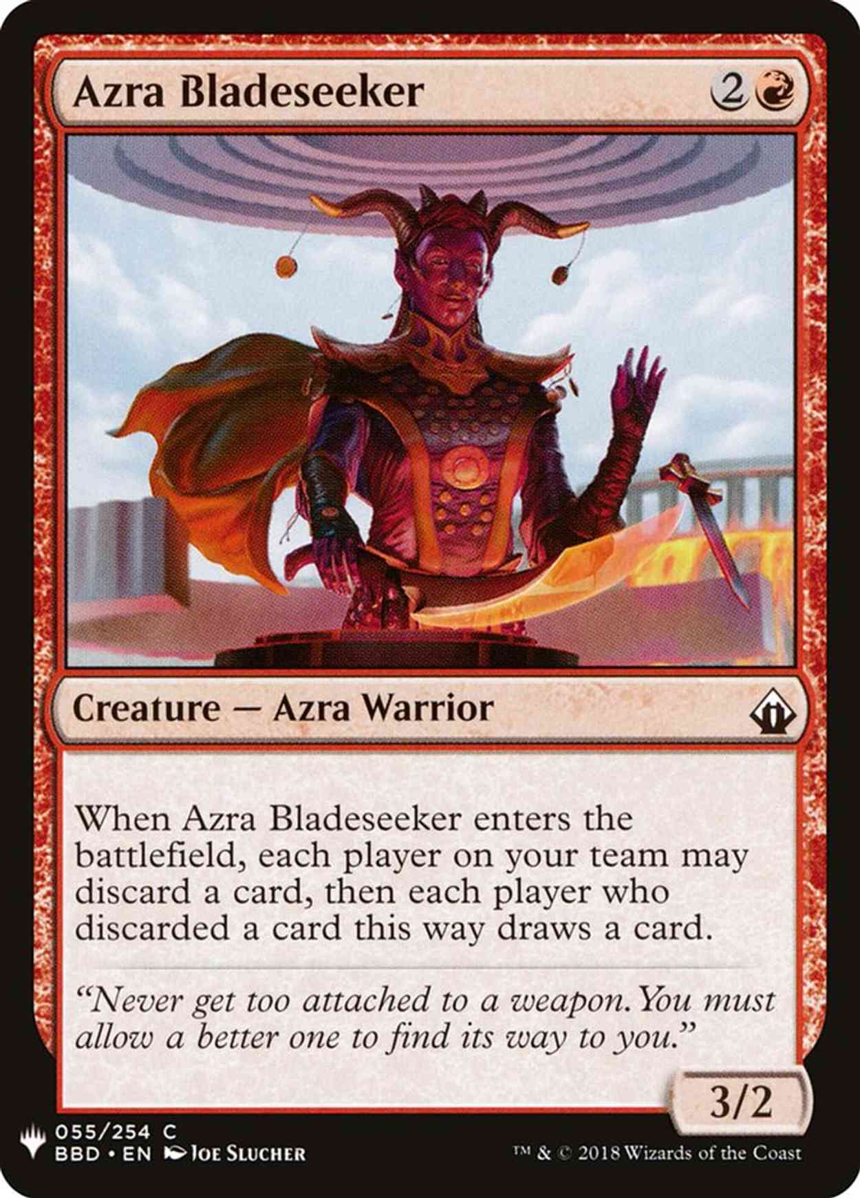 Azra Bladeseeker magic card front