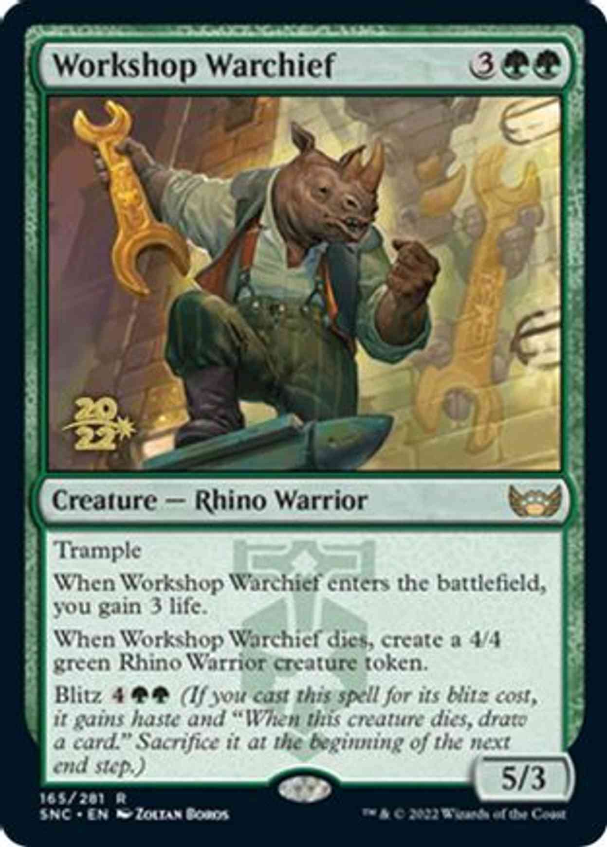 Workshop Warchief magic card front