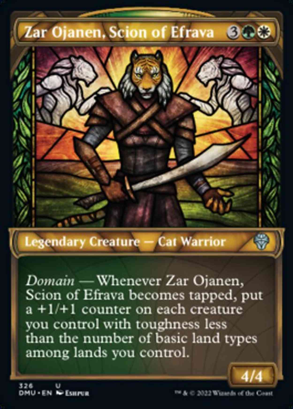 Zar Ojanen, Scion of Efrava (Showcase) magic card front
