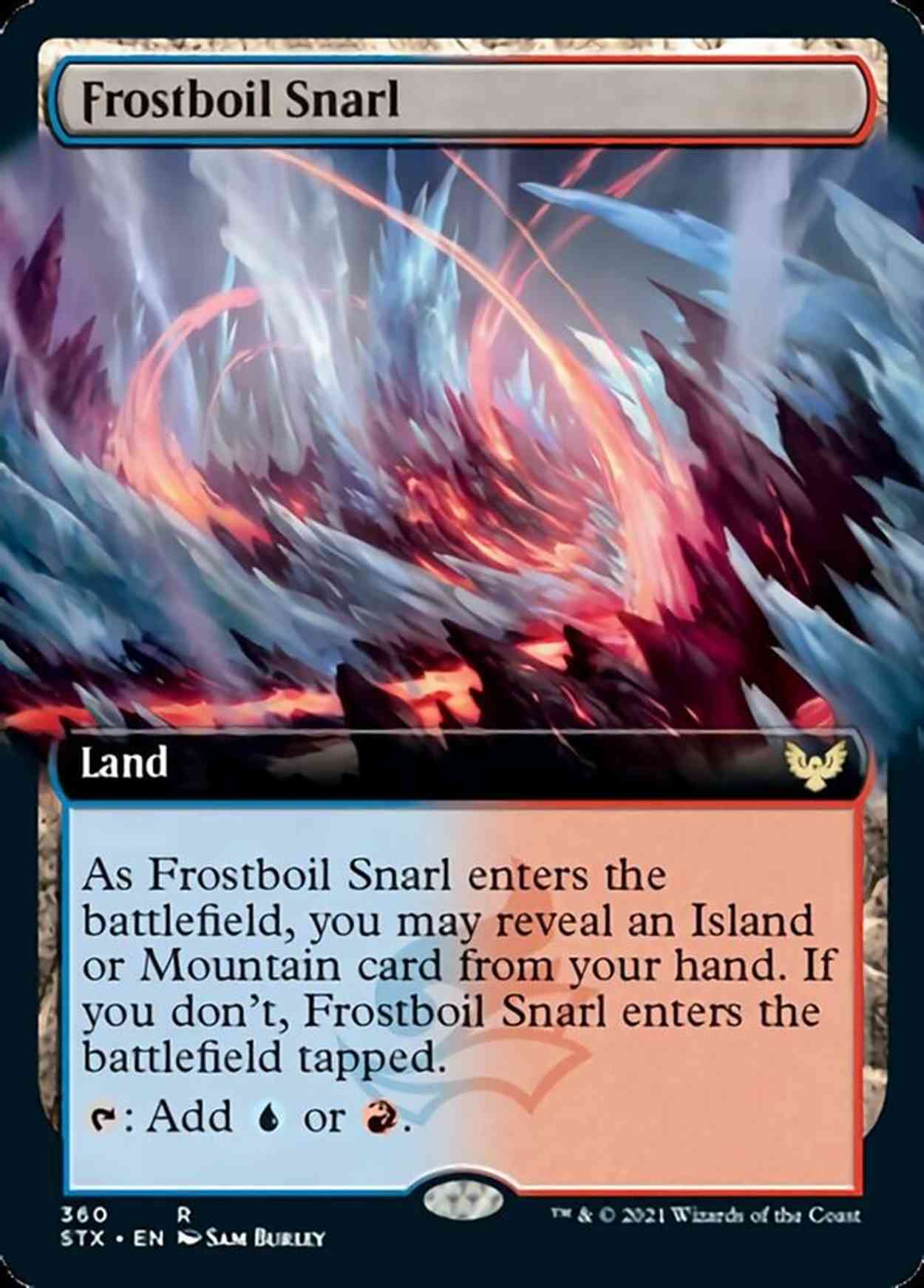Frostboil Snarl (Extended Art) magic card front