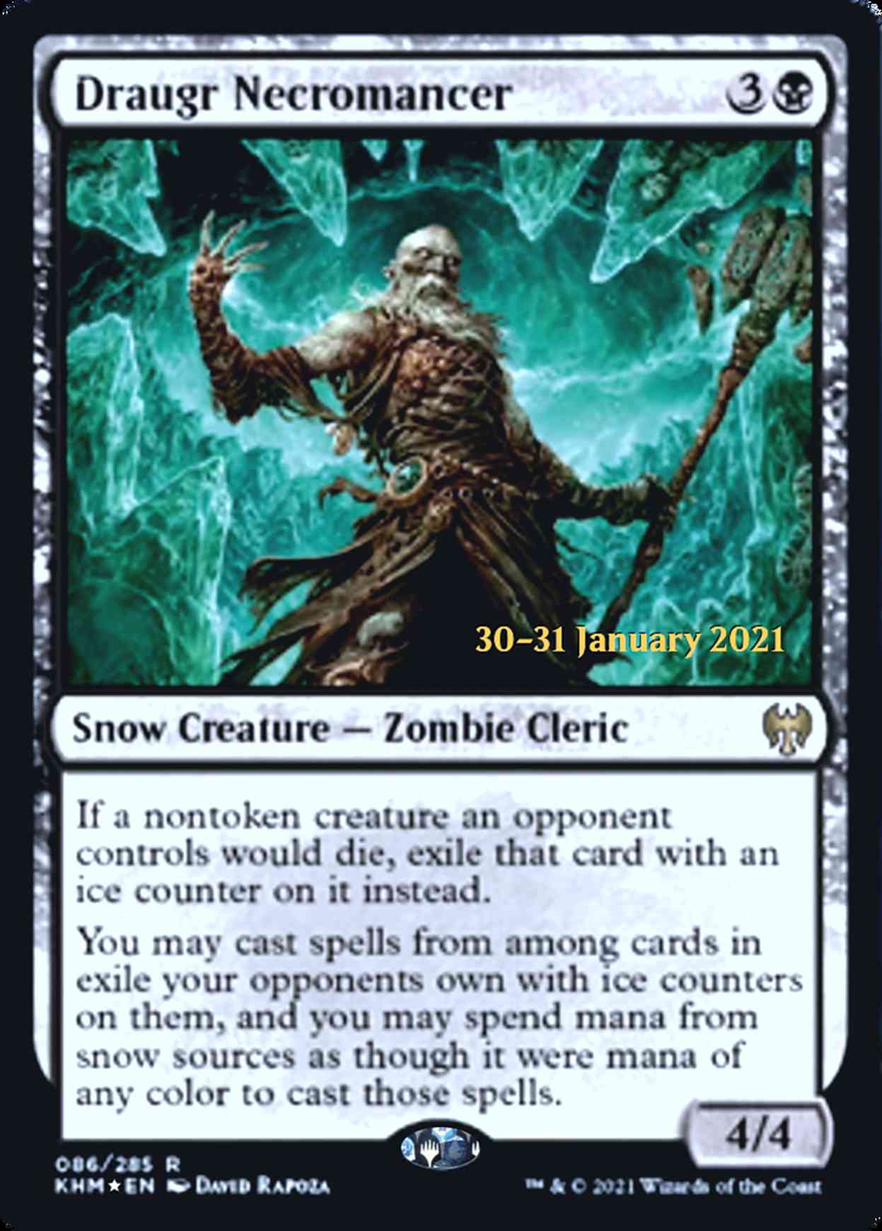 Draugr Necromancer magic card front