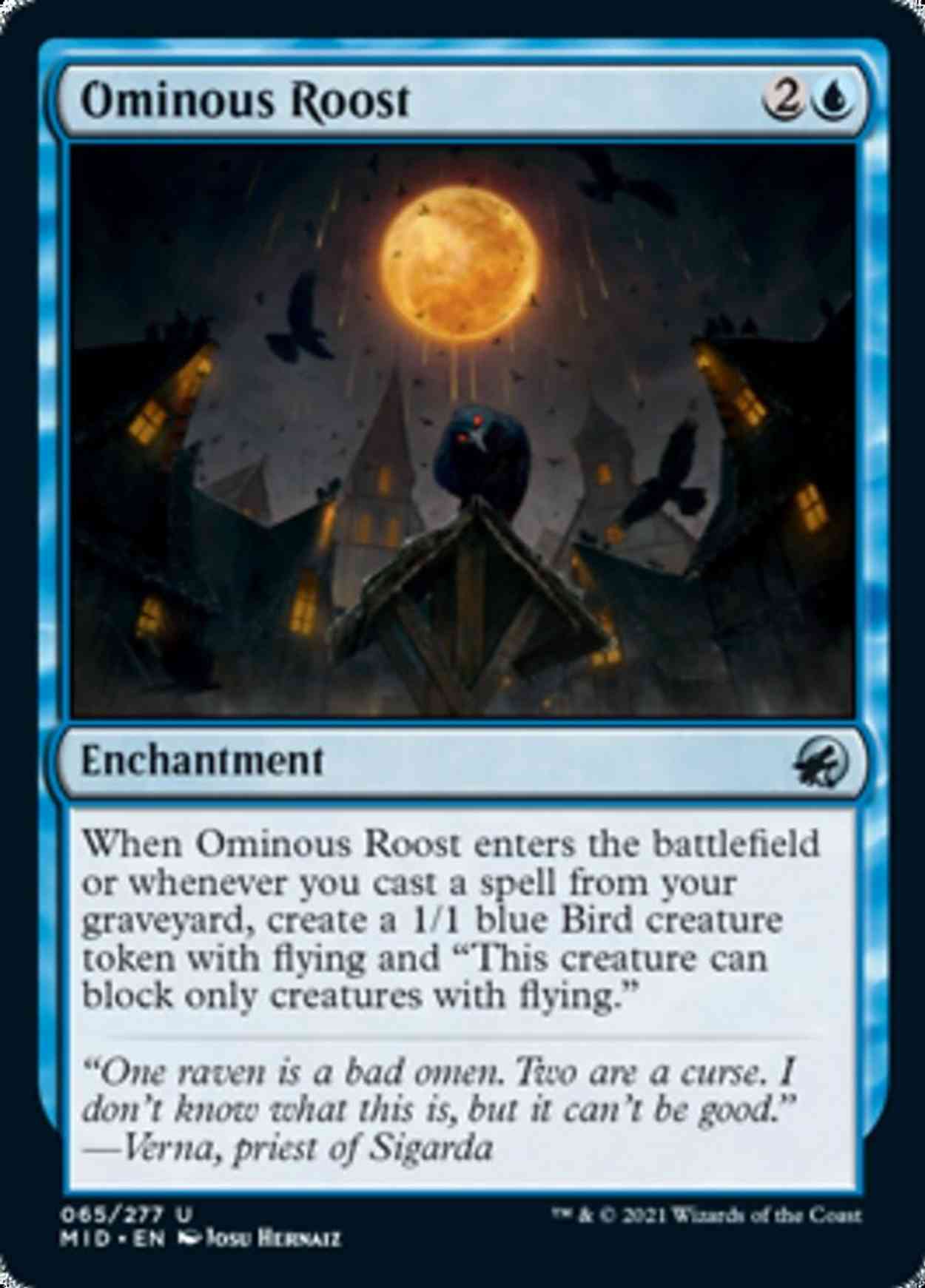 Ominous Roost magic card front