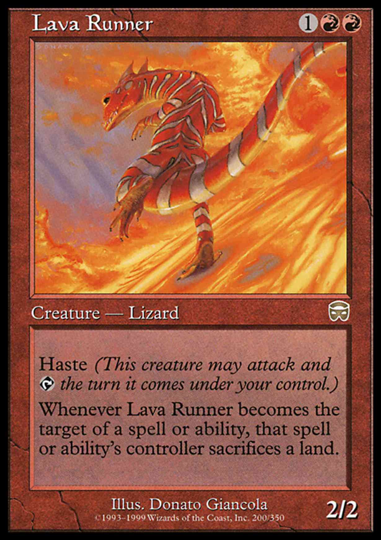 Lava Runner magic card front