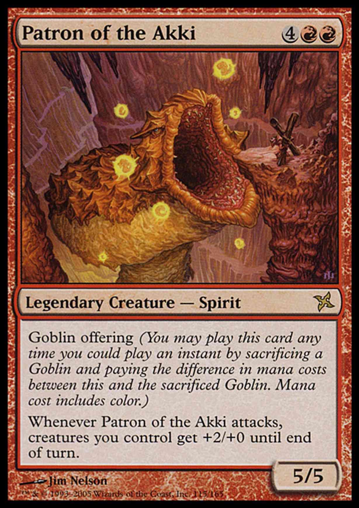 Patron of the Akki magic card front