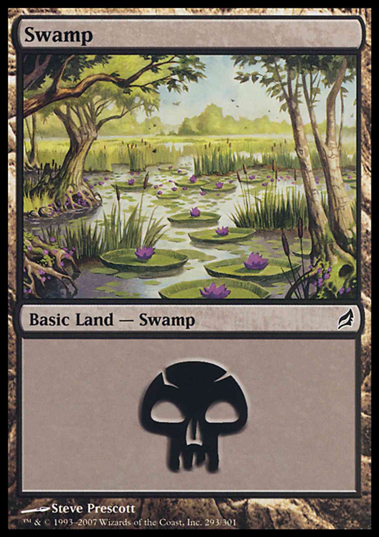 Swamp (293) magic card front