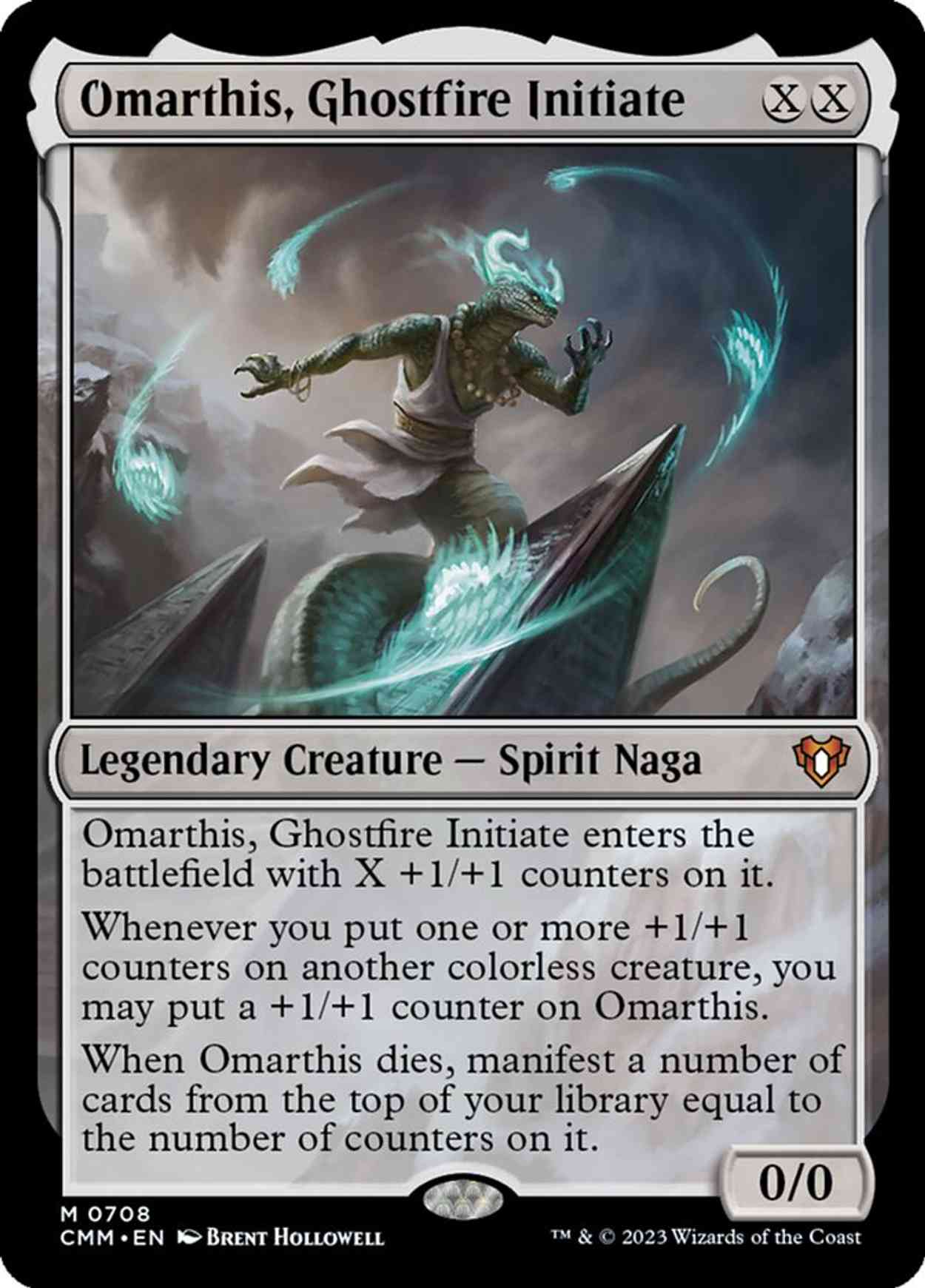 Omarthis, Ghostfire Initiate magic card front