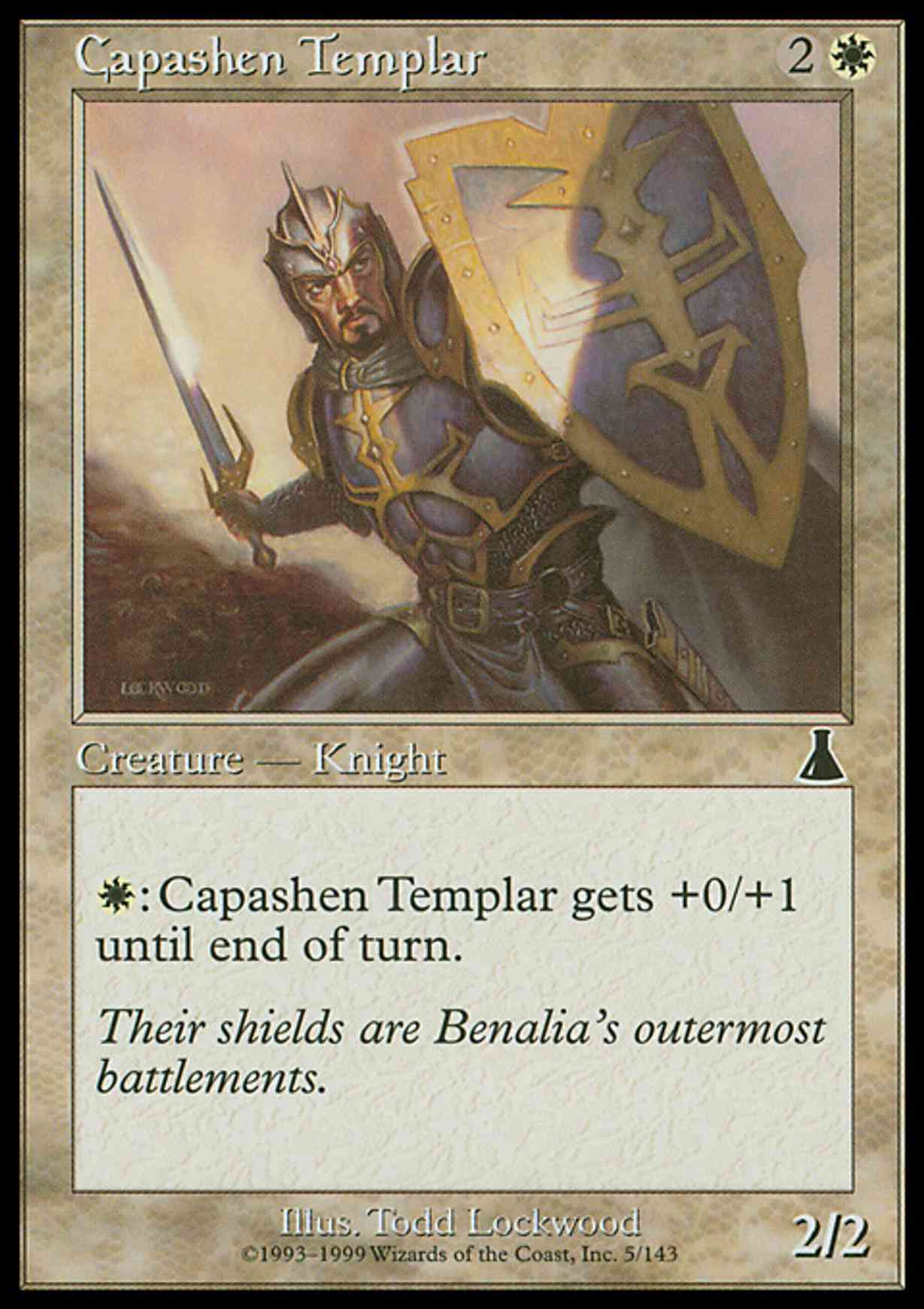 Capashen Templar magic card front