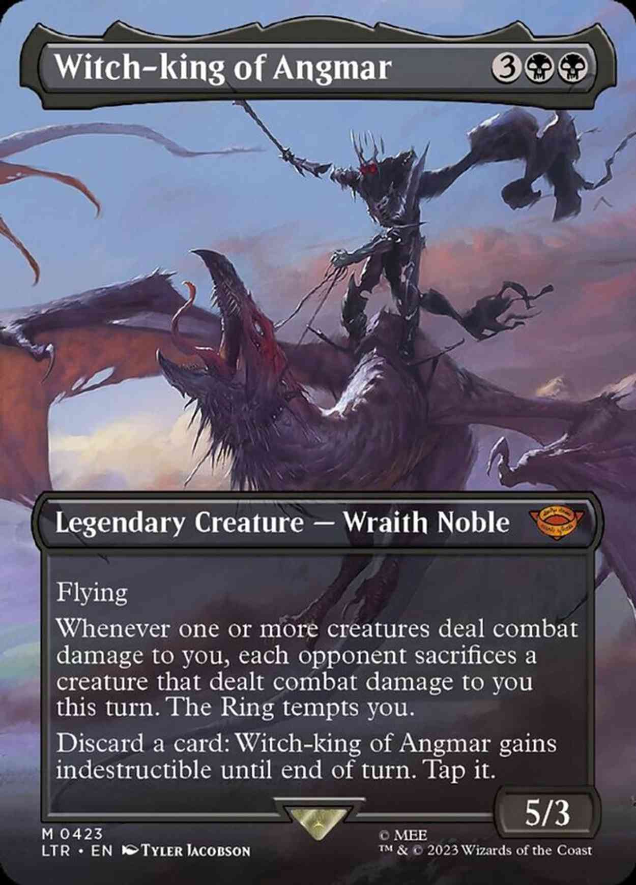 Witch-king of Angmar (Borderless) magic card front