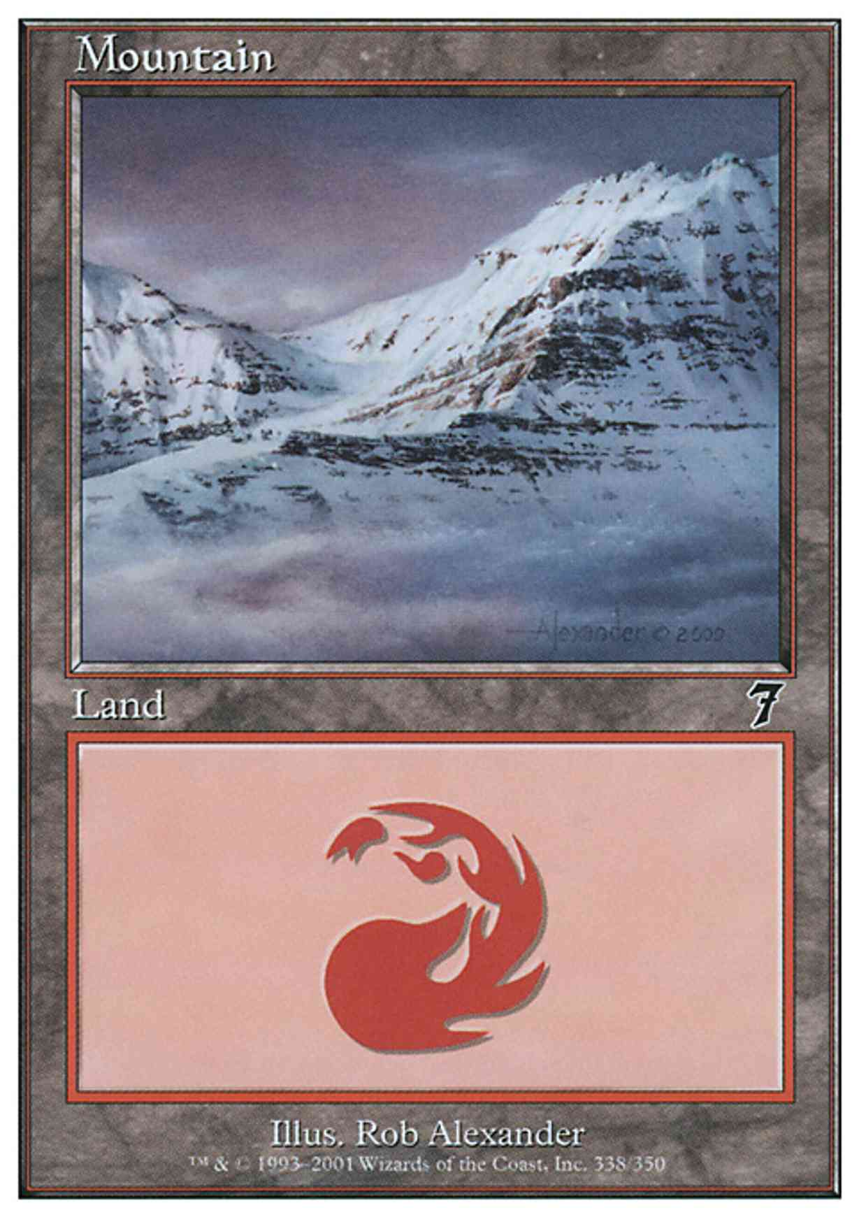 Mountain (338) magic card front