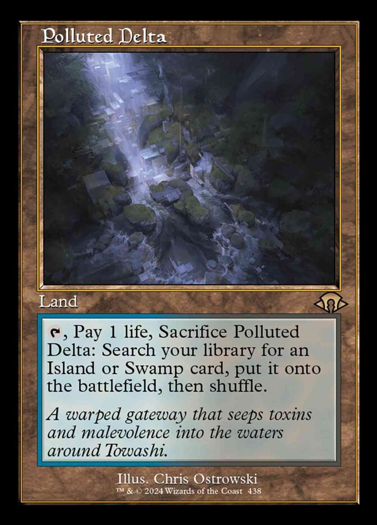 Polluted Delta (Retro Frame) magic card front