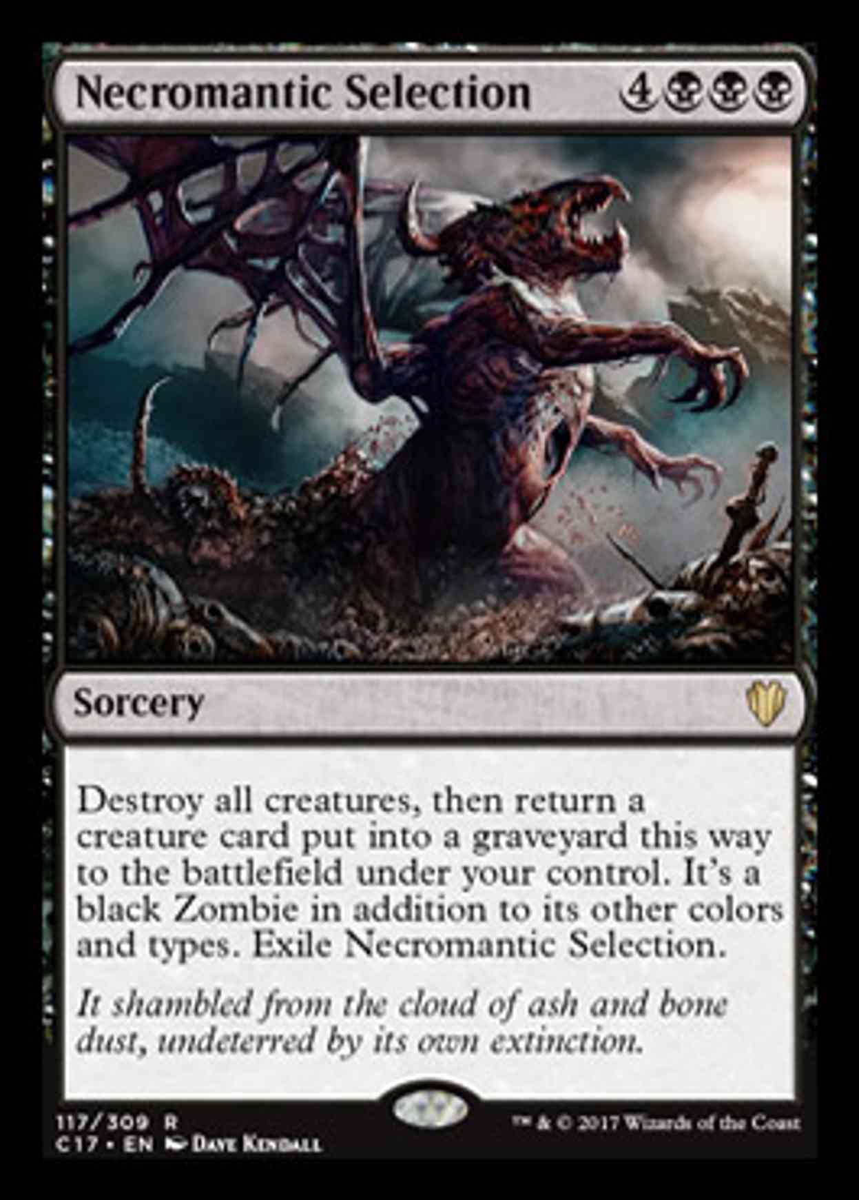 Necromantic Selection magic card front