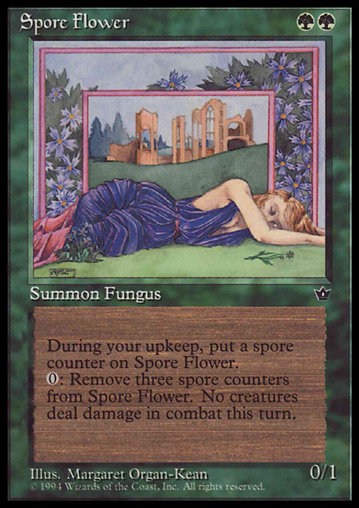 Spore Flower magic card front