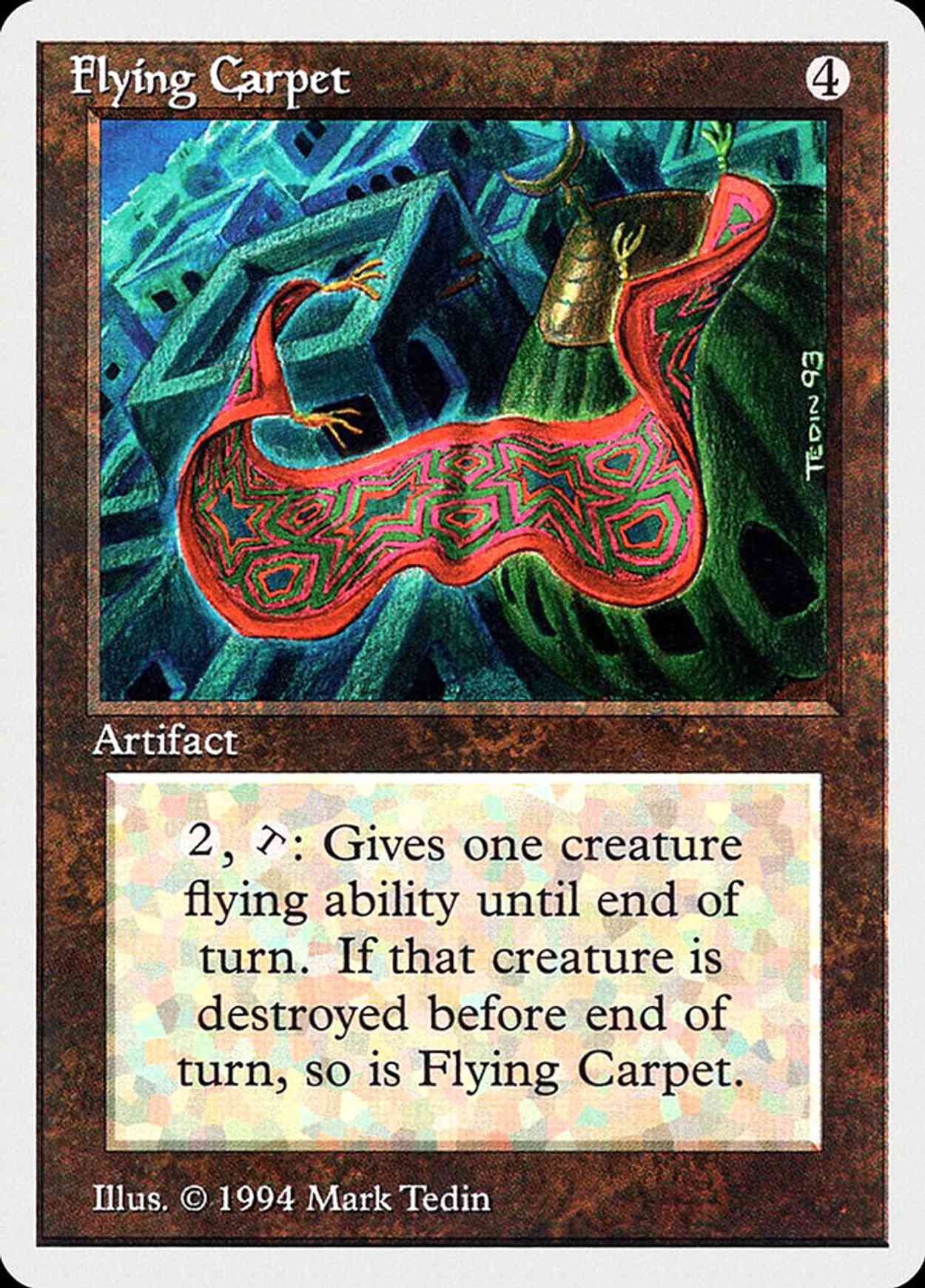 Flying Carpet magic card front