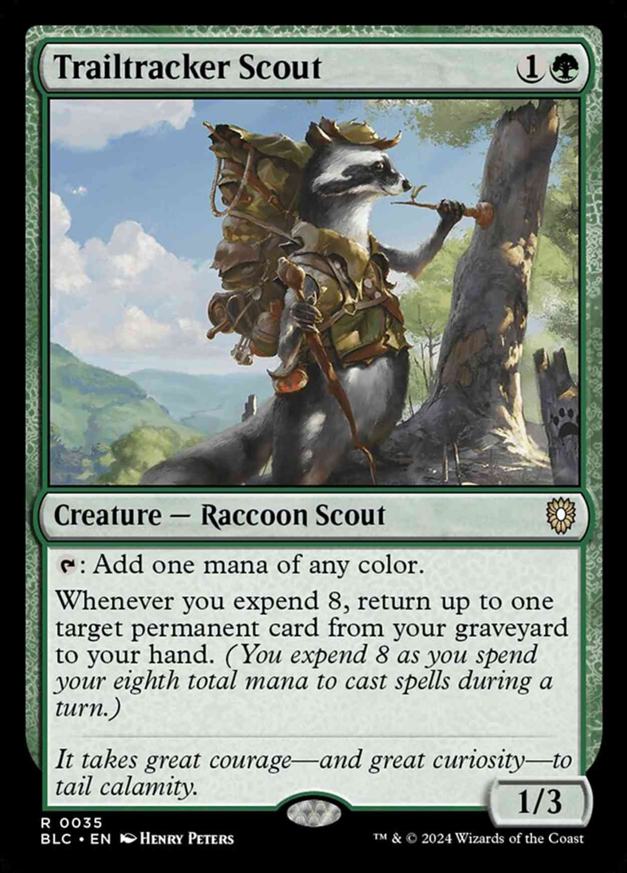 Trailtracker Scout magic card front