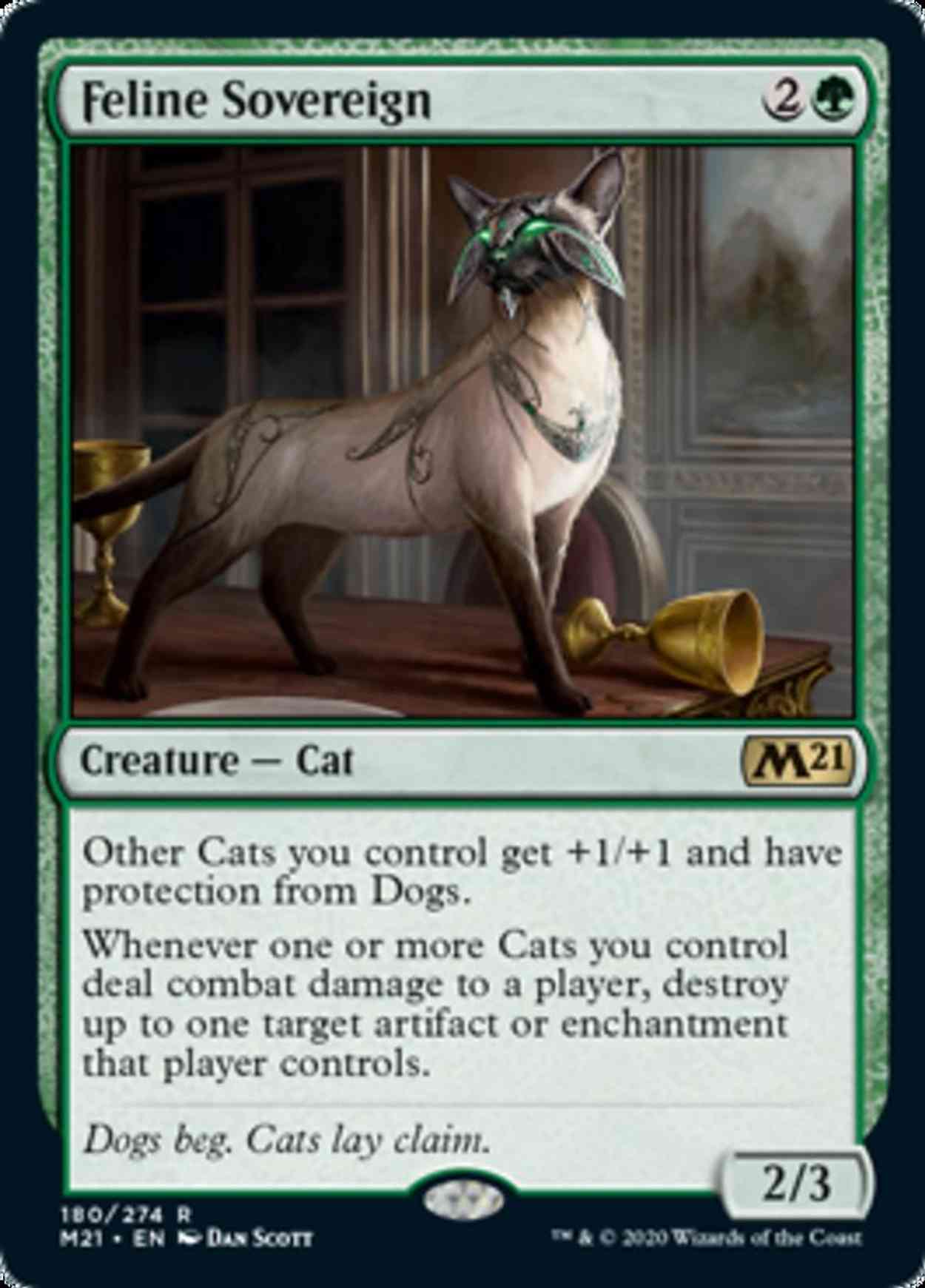 Feline Sovereign magic card front