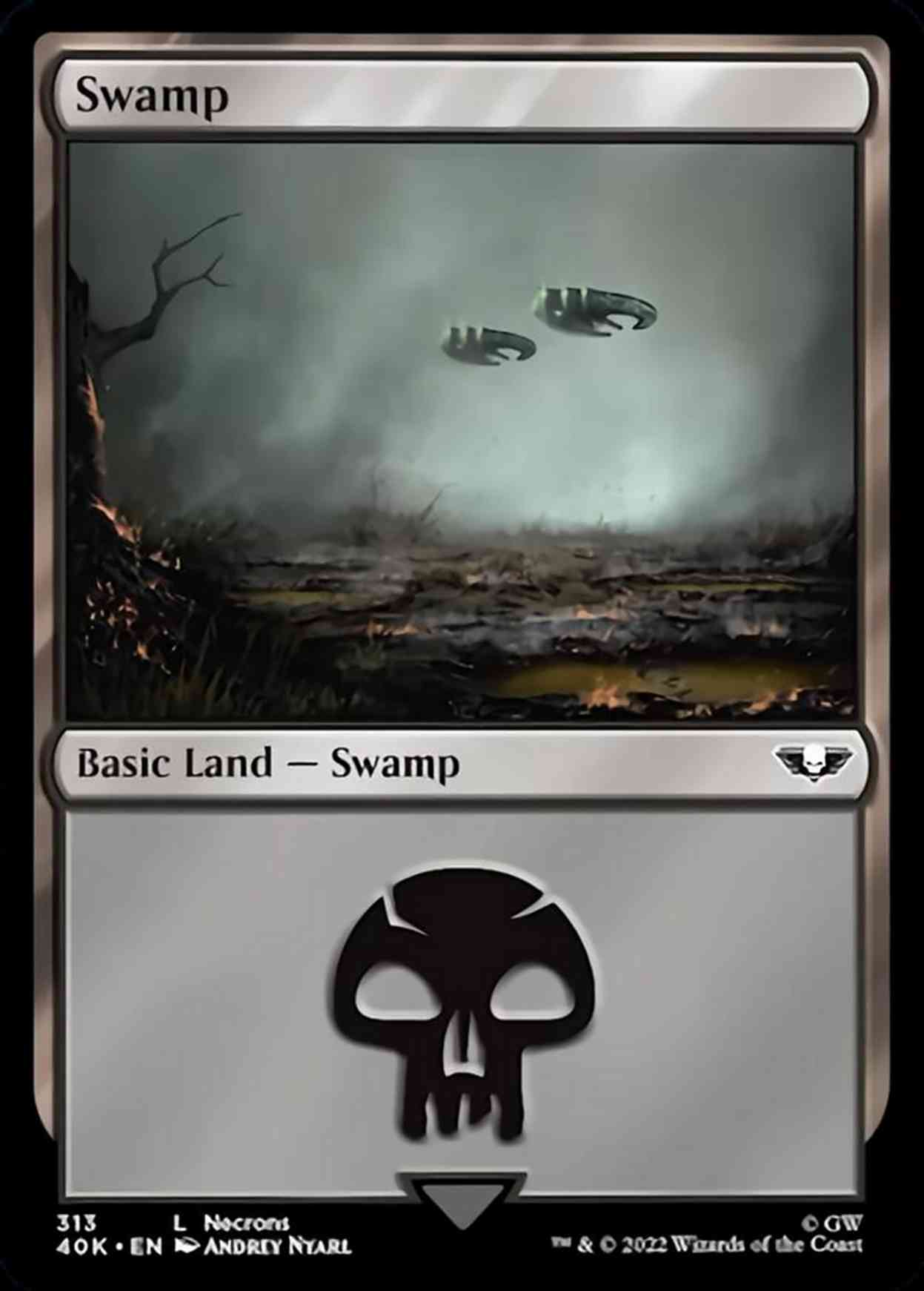 Swamp (313) magic card front