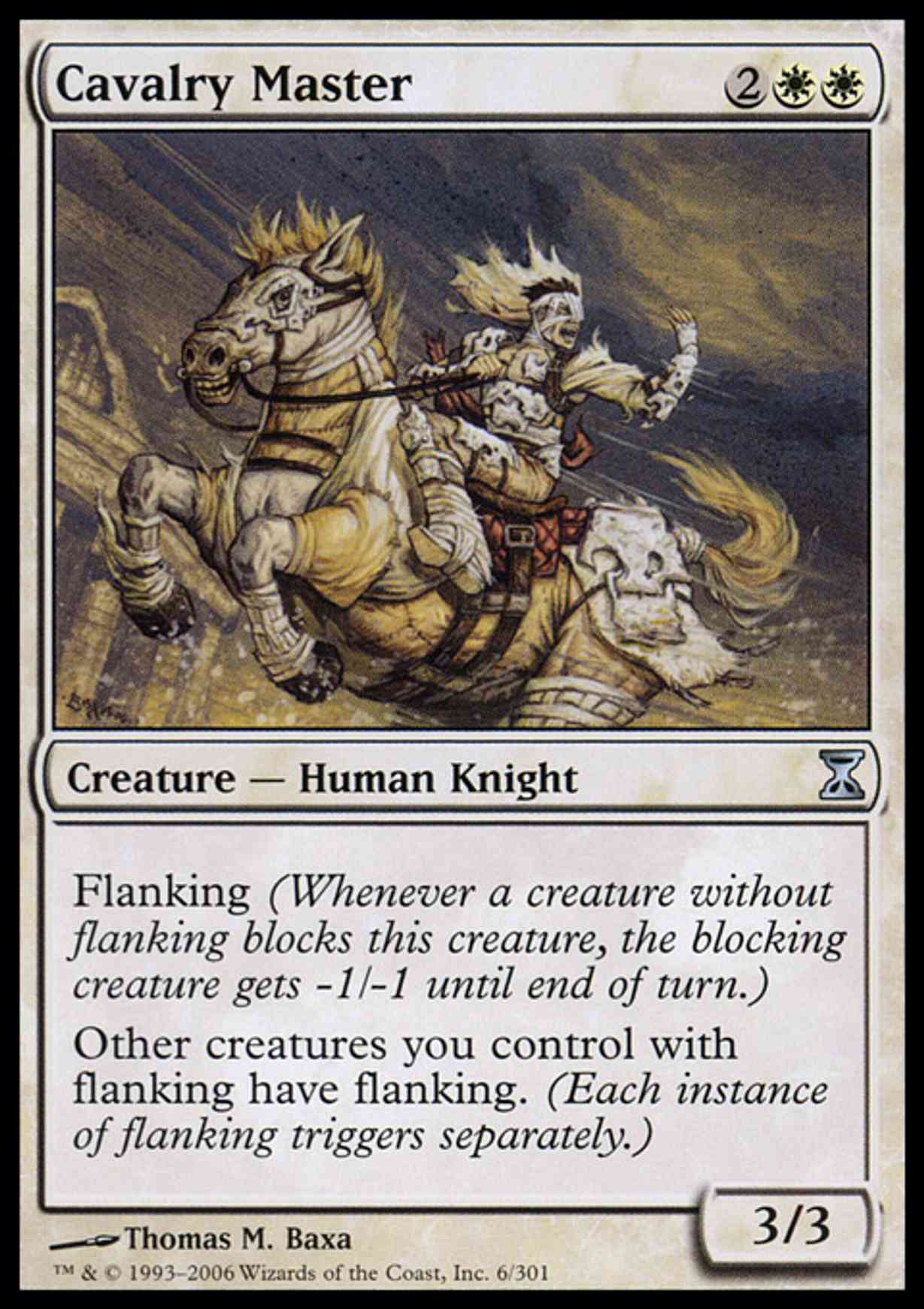 Cavalry Master magic card front