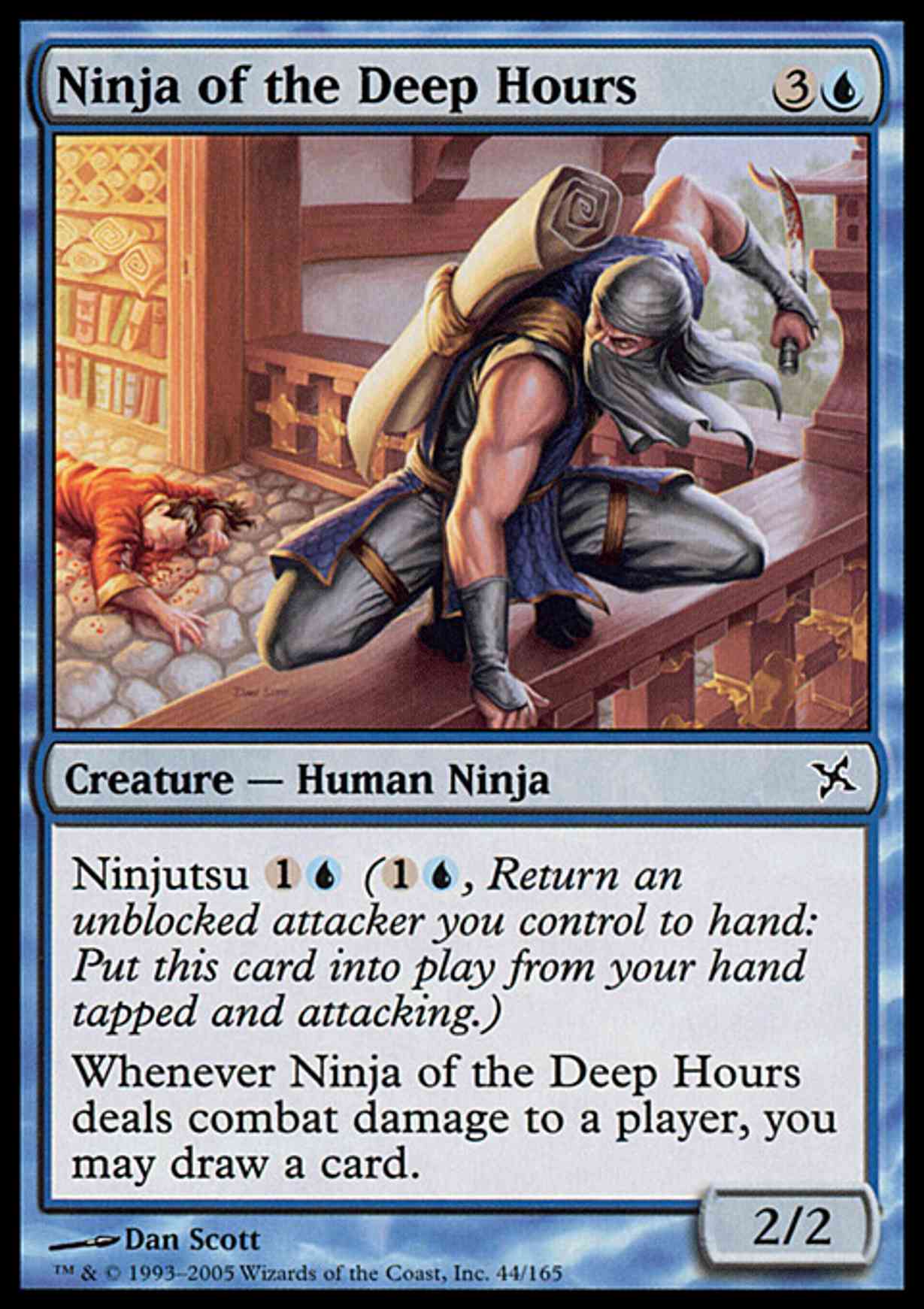 Ninja of the Deep Hours magic card front