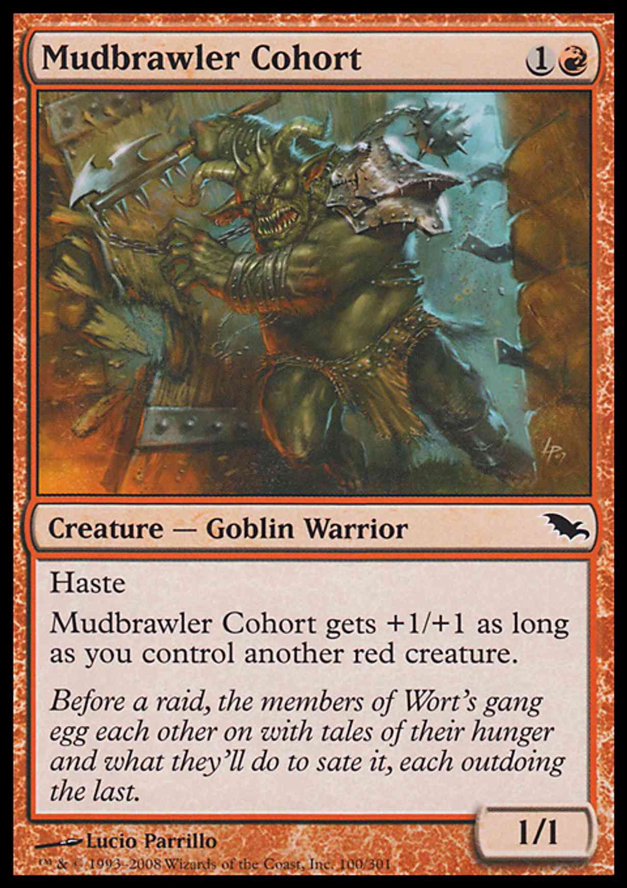 Mudbrawler Cohort magic card front