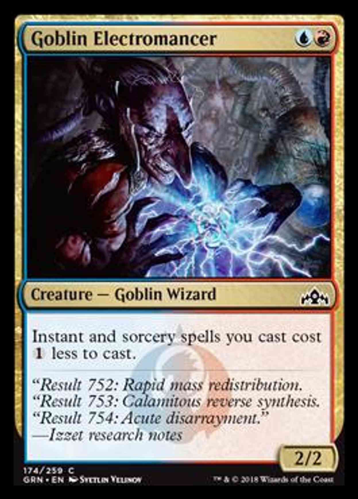 Goblin Electromancer magic card front