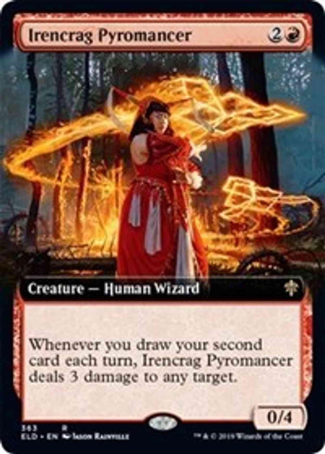 Irencrag Pyromancer (Extended Art) magic card front
