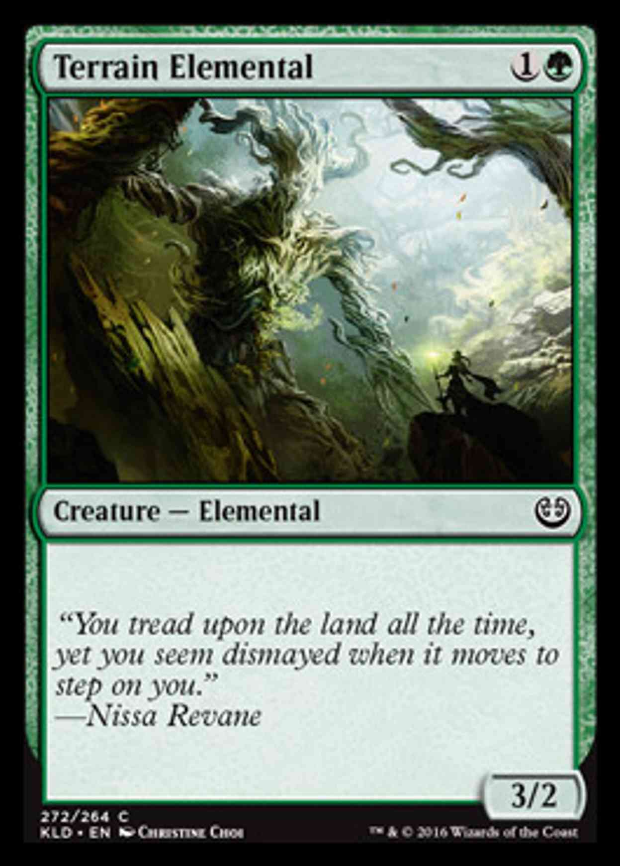 Terrain Elemental magic card front