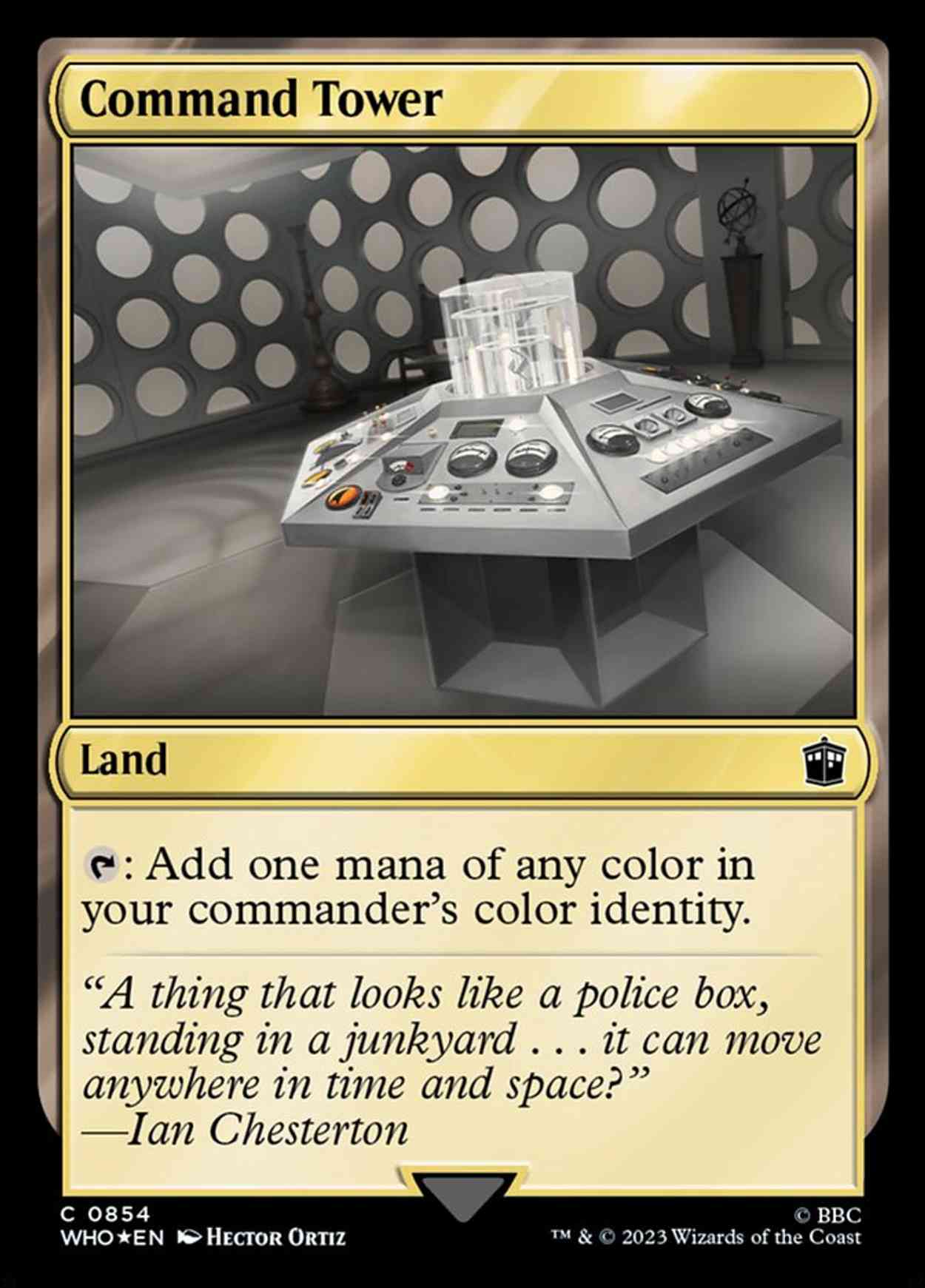 Command Tower (0854) (Surge Foil) magic card front