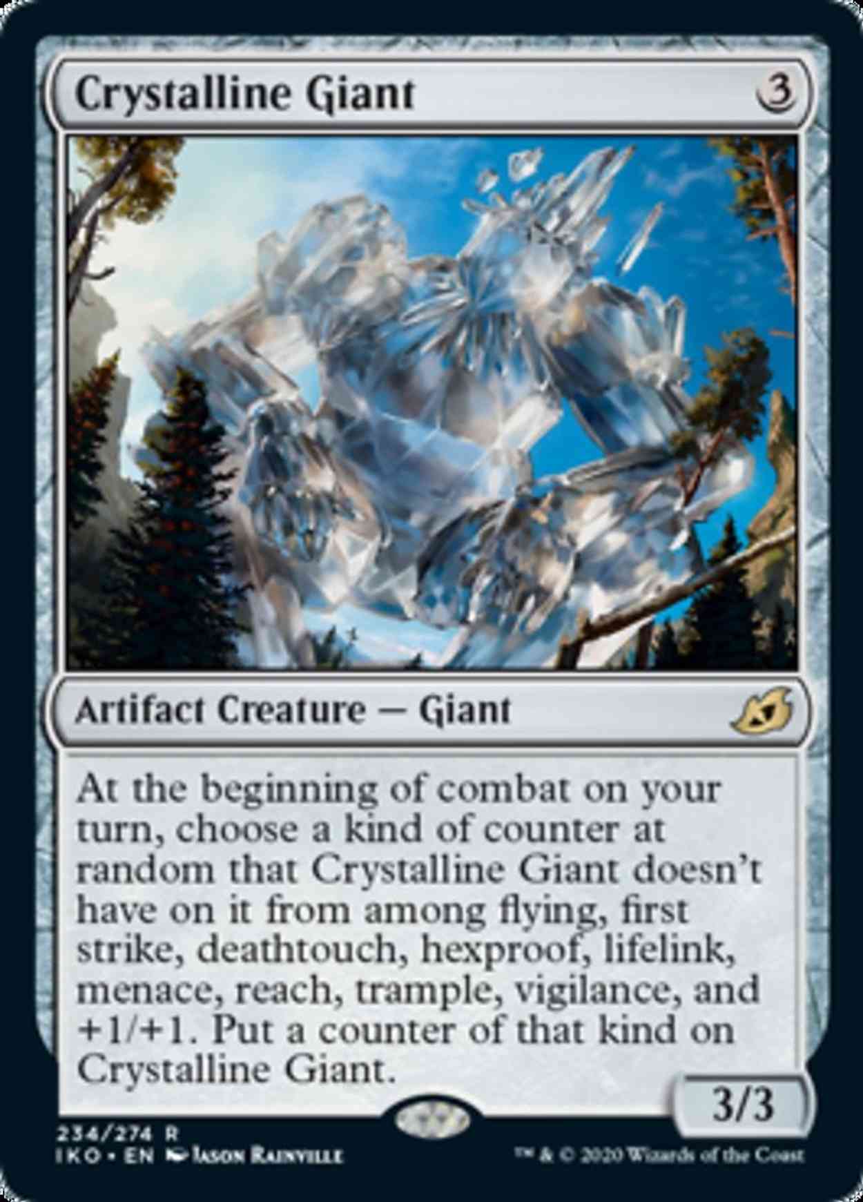 Crystalline Giant magic card front