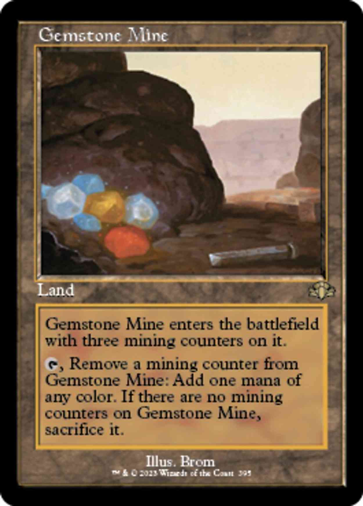 Gemstone Mine (Retro Frame) magic card front