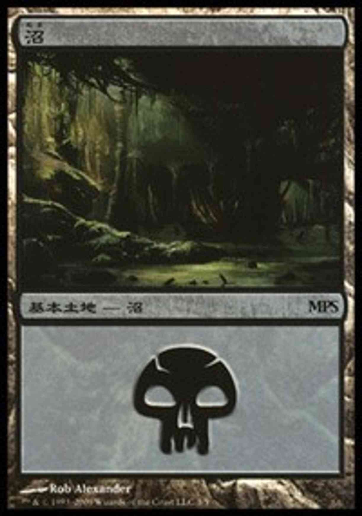 Swamp - Zendikar Cycle magic card front